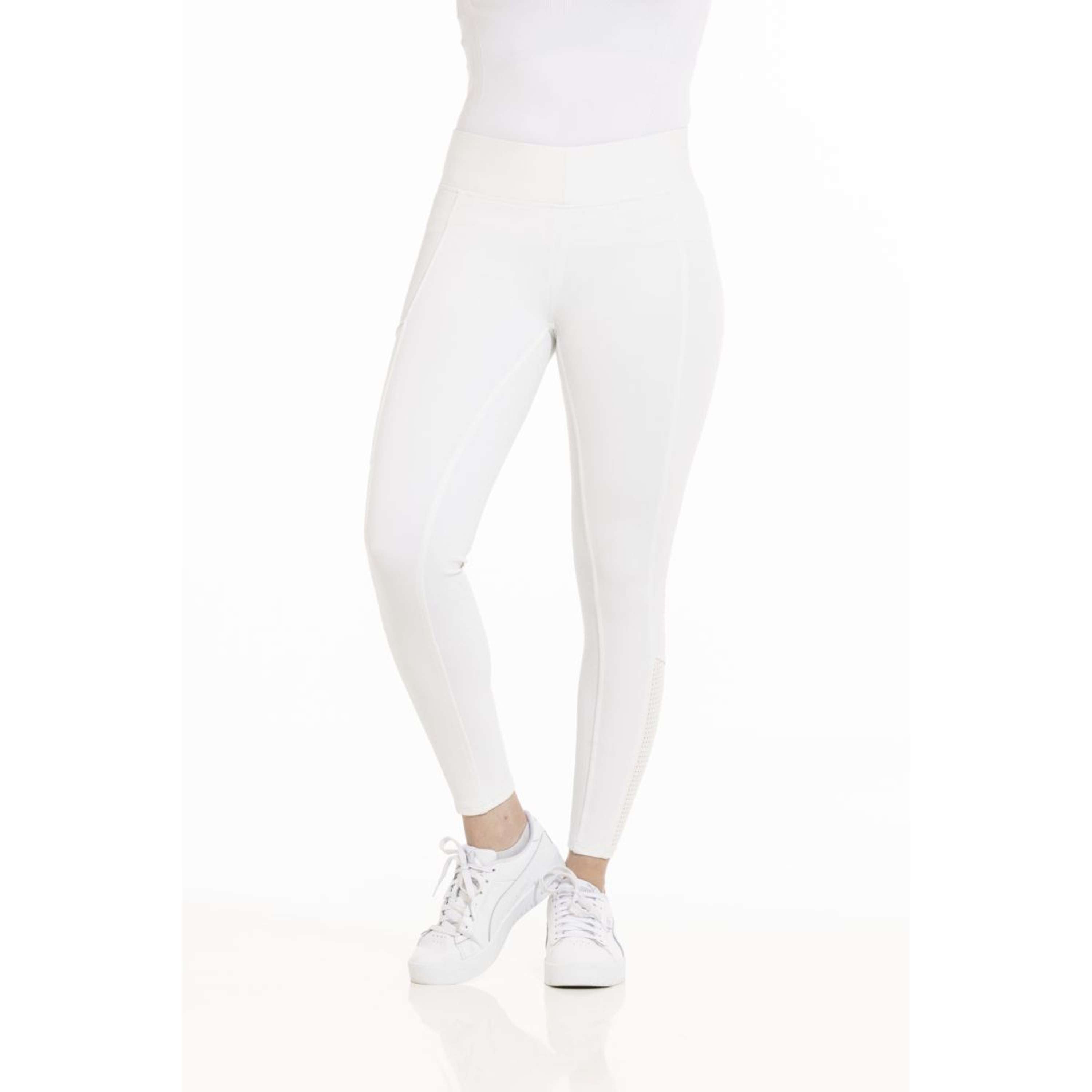 EQUITHÈME Legging d'Équitation Brigitte Blanc
