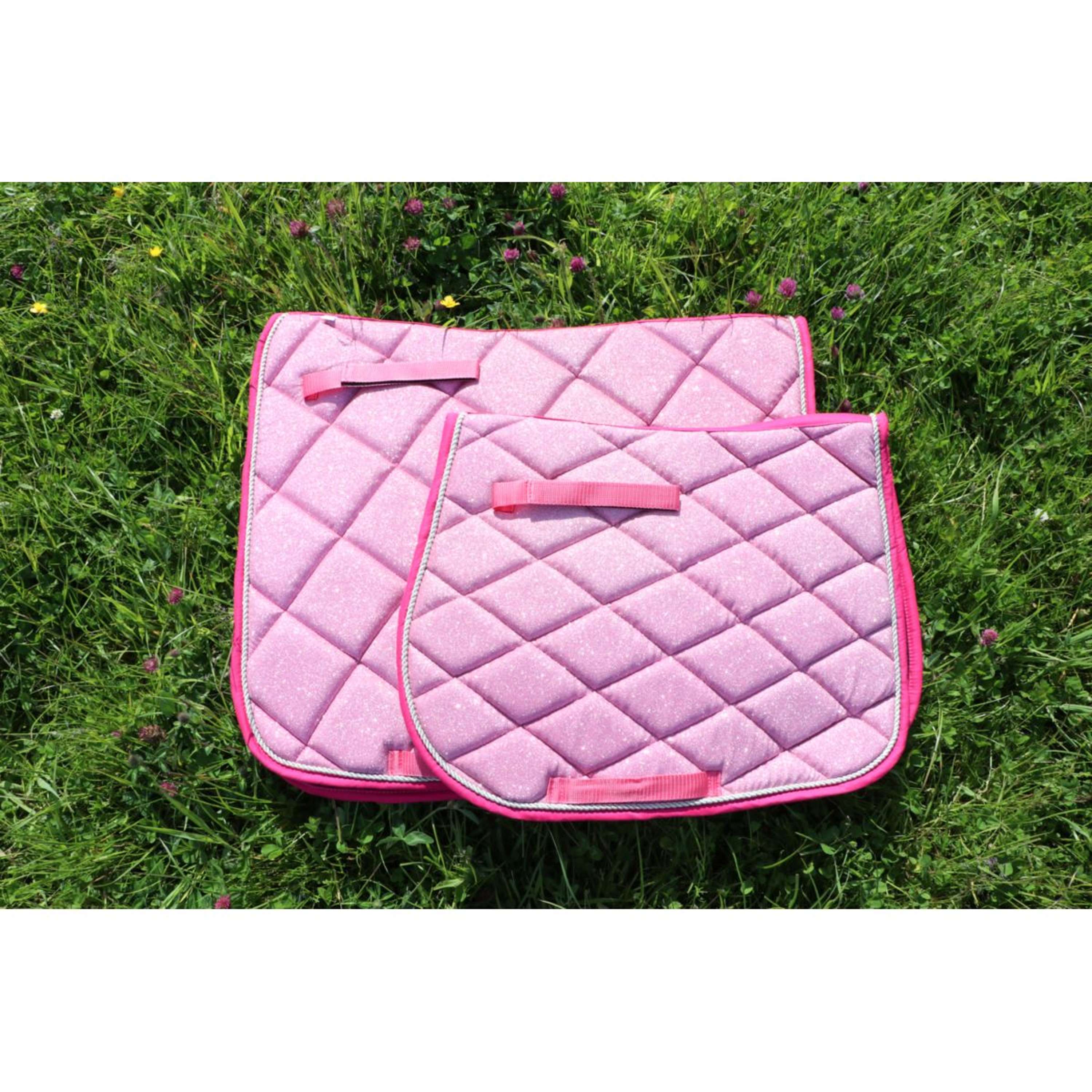 HB Tapis de Selle Sparkling Glitter Sauter Rose