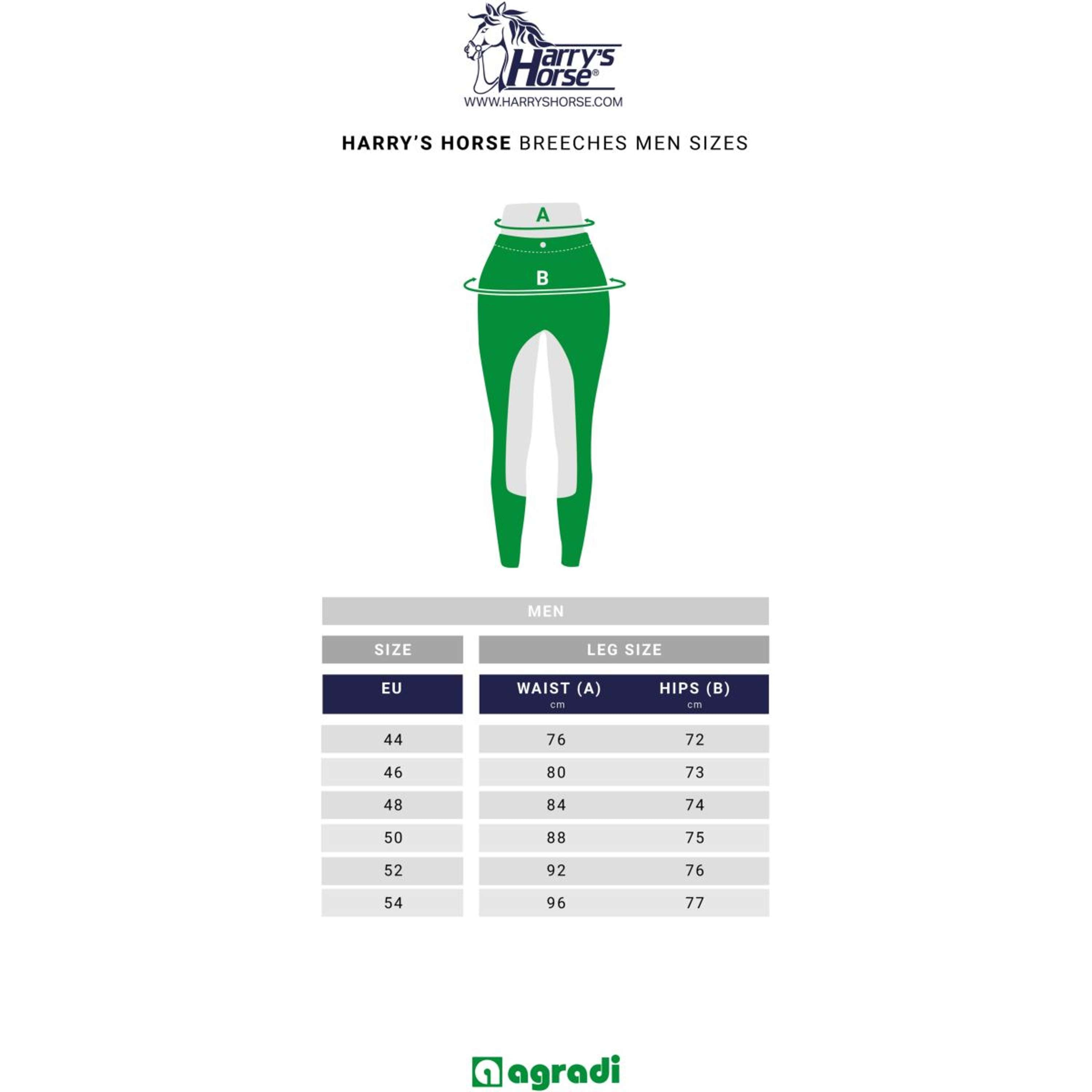 Harry's Horse Pantalon d'Équitation Liciano Messieurs Grip Blanc