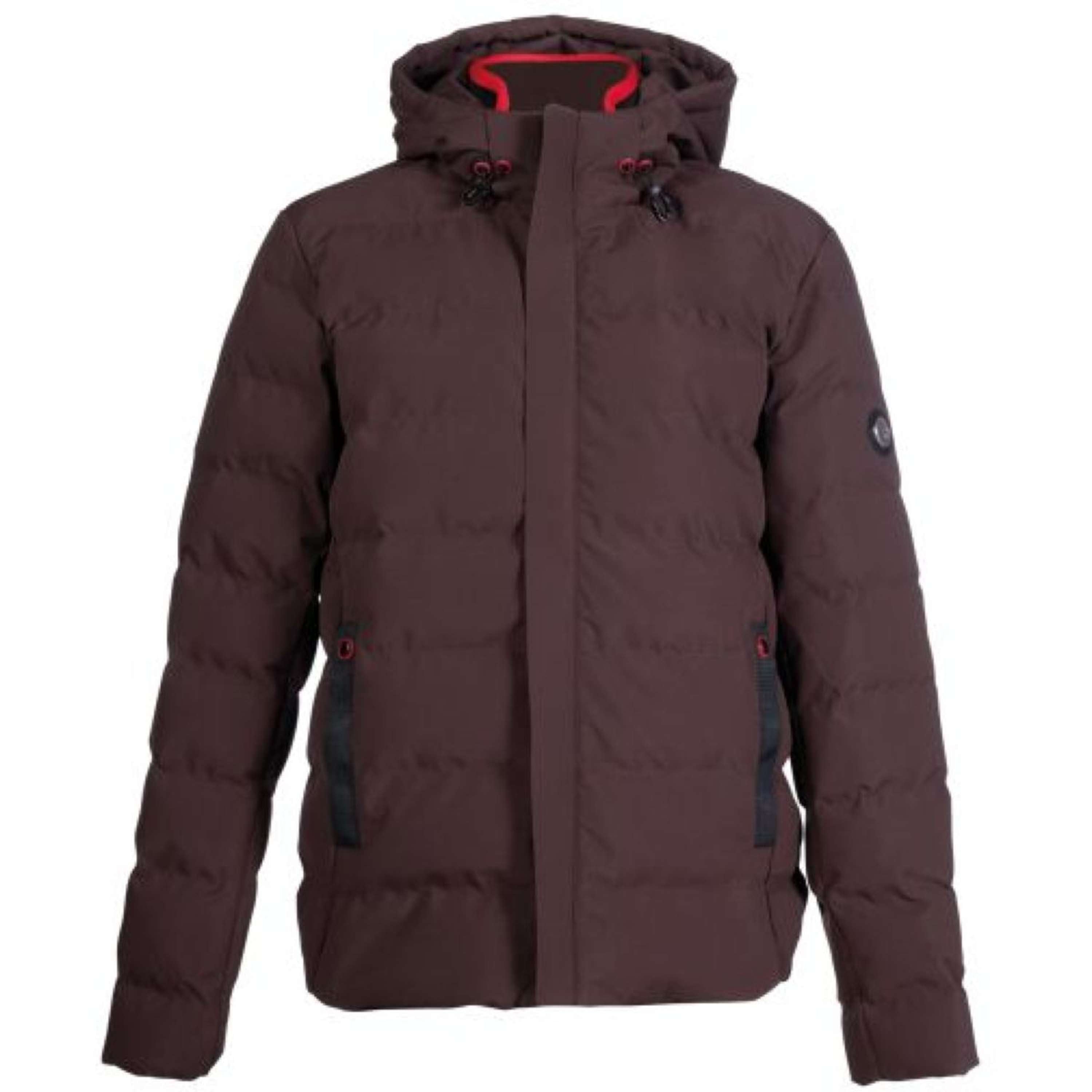 HKM Veste Hamburg Messieurs Matelassé Marron foncé