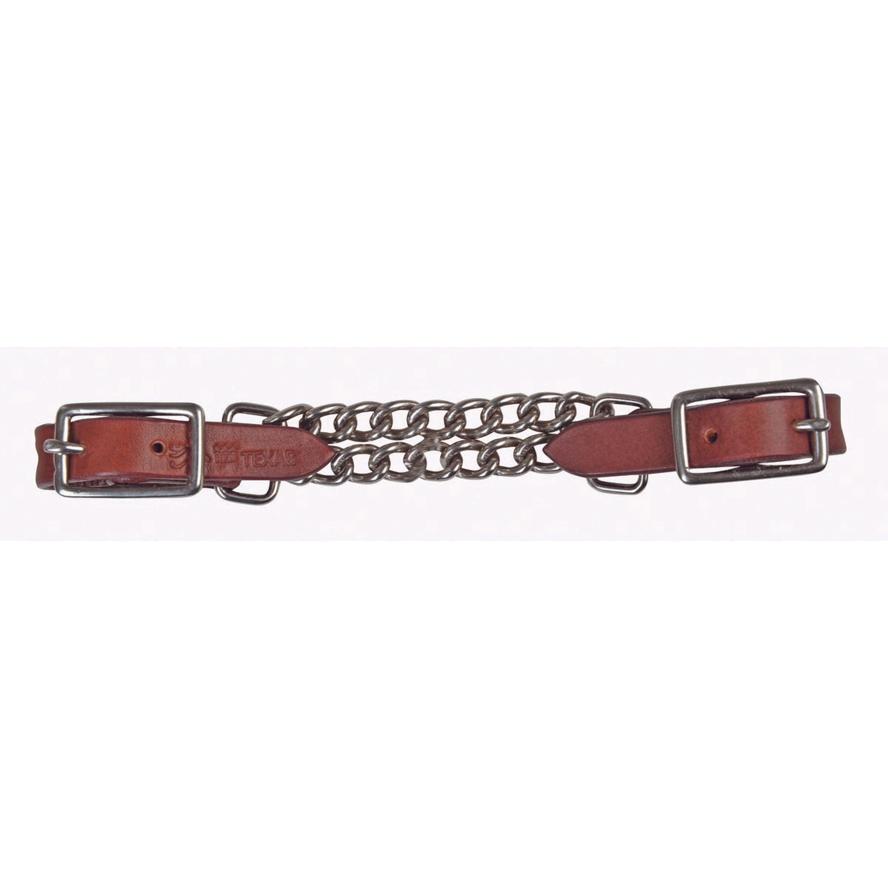 HKM Western Gourmette Western Double Marron foncé