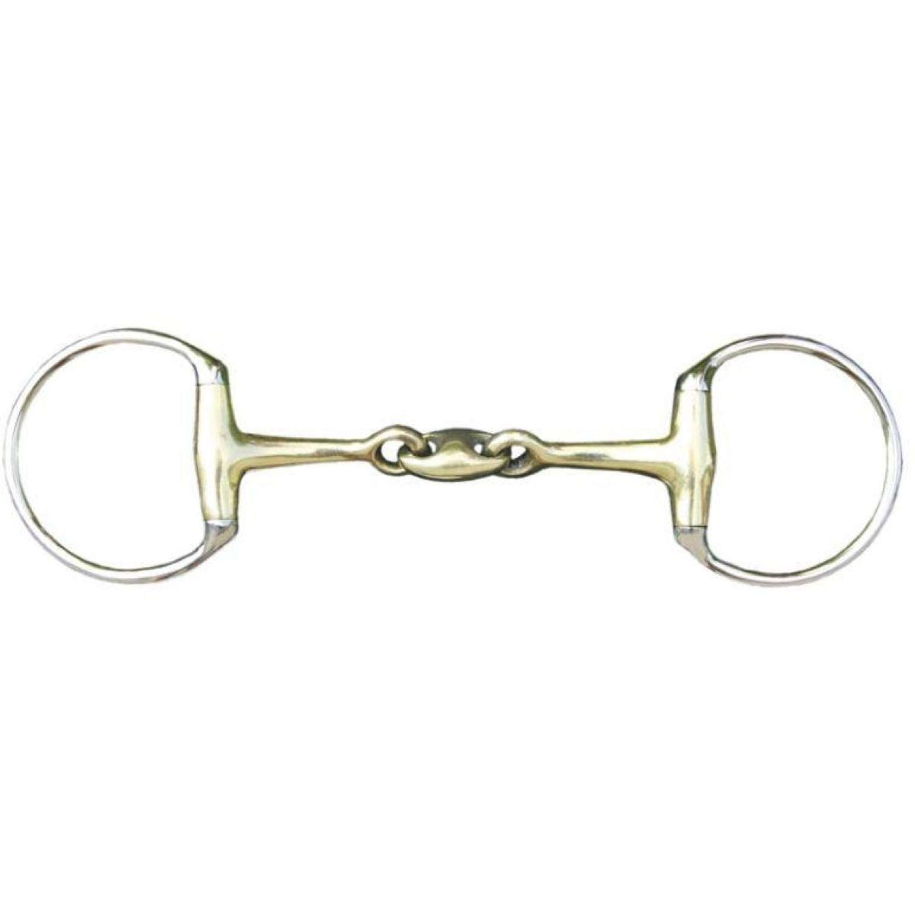 HKM Mors à Double Brisure Mors 18mm en Argentan