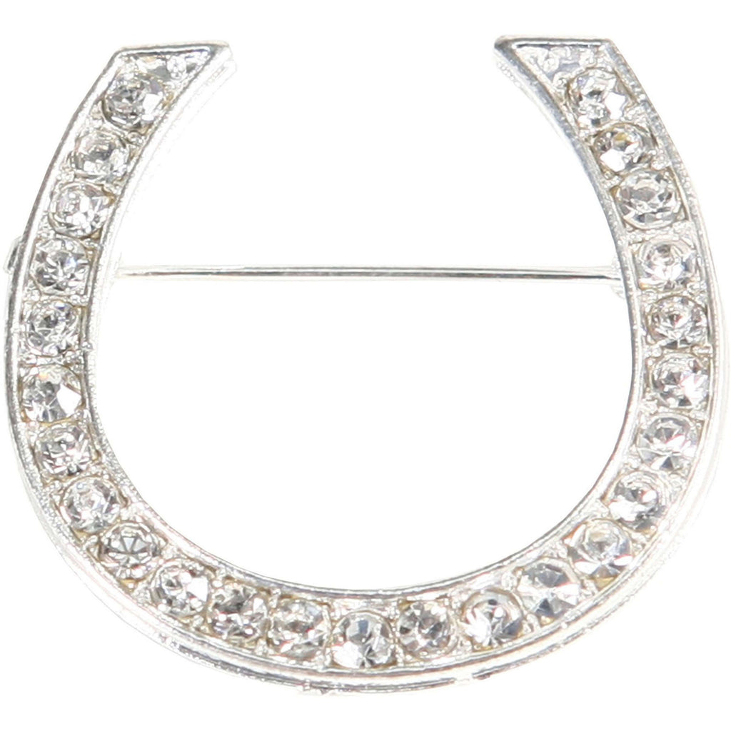 HORKA Epingle à Plastron Fer à Cheval Argent