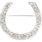 HORKA Epingle à Plastron Fer à Cheval Argent