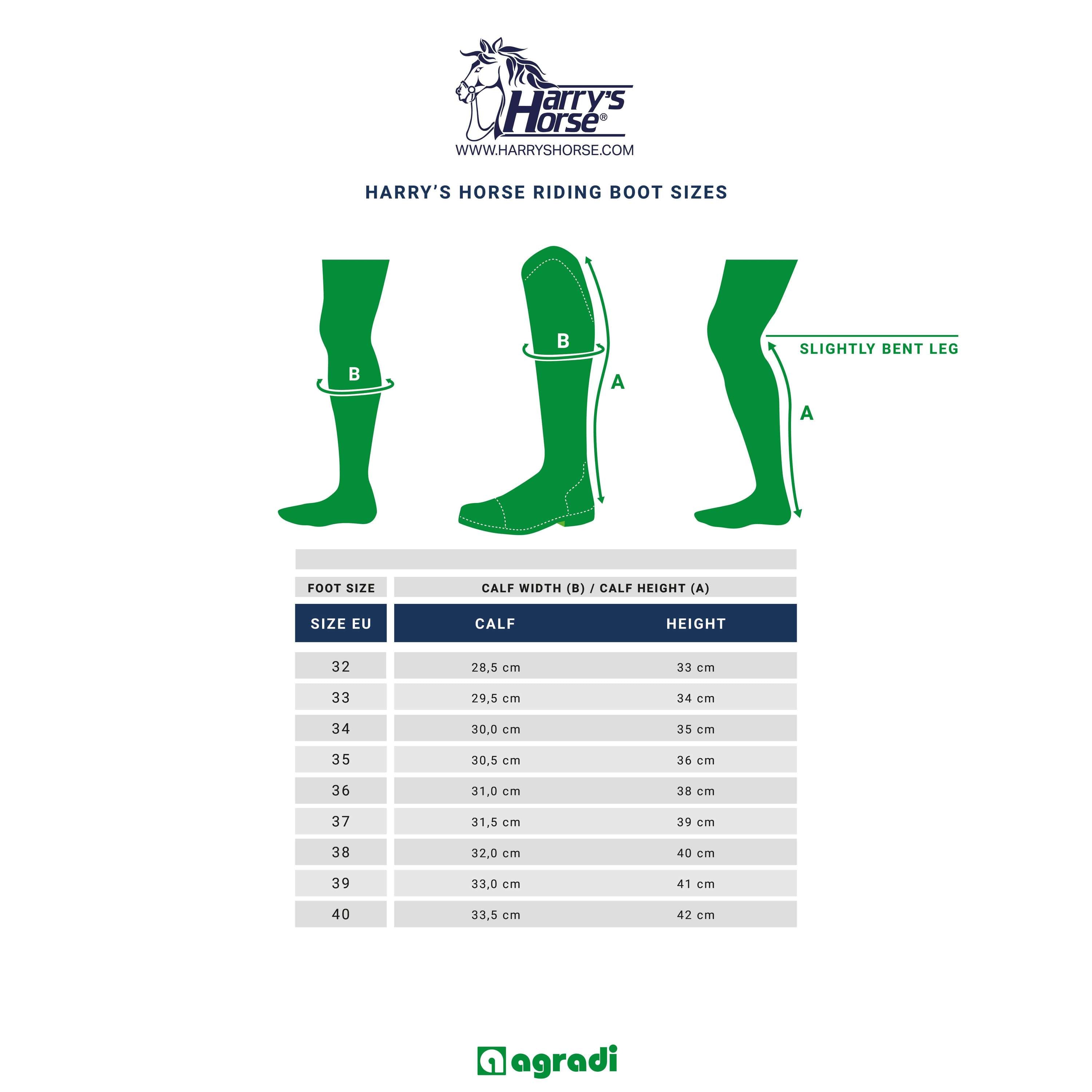 Harry's Horse Bottes d'Équitation Excalibur Junior Noir