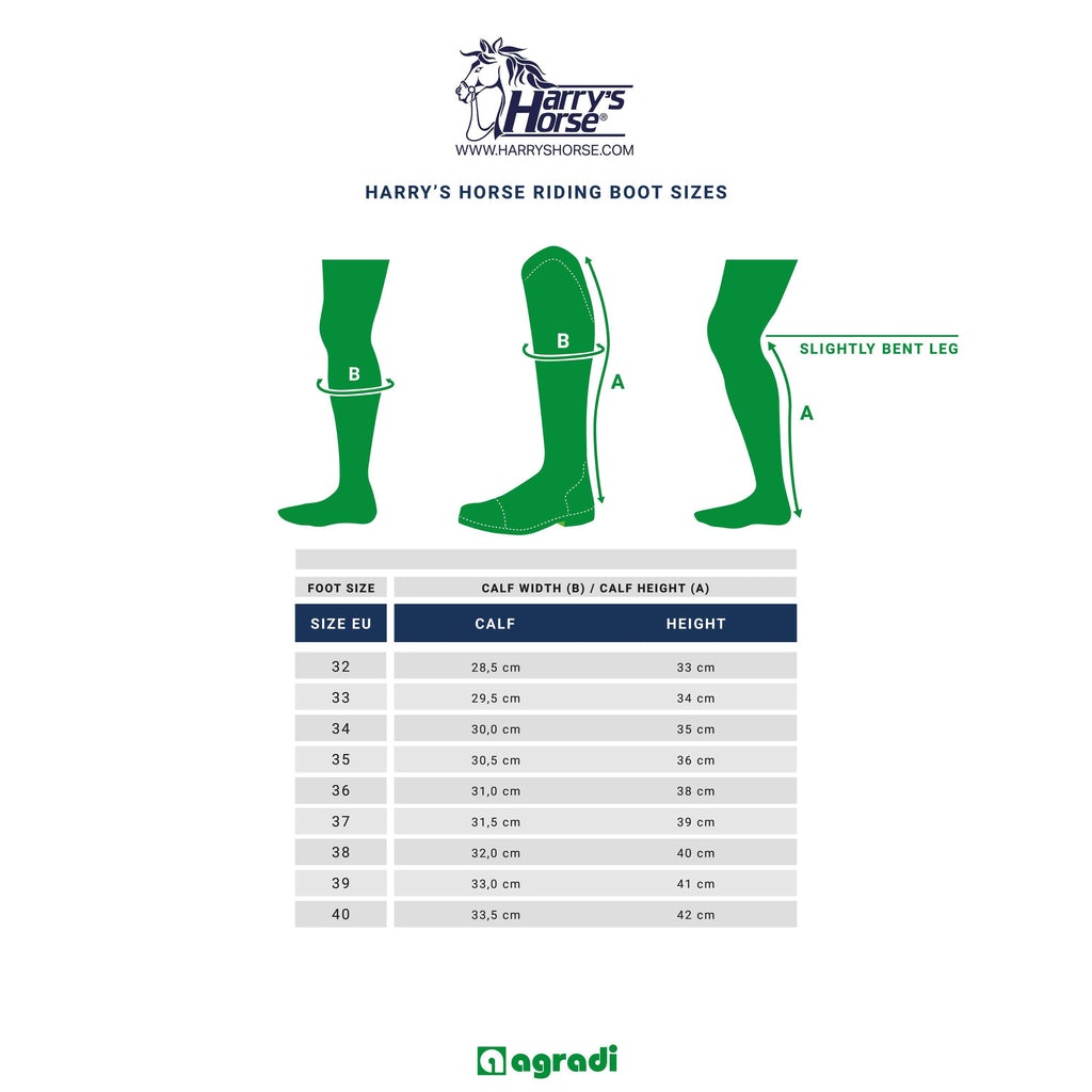 Harry's Horse Bottes d'Équitation Excalibur Junior Noir