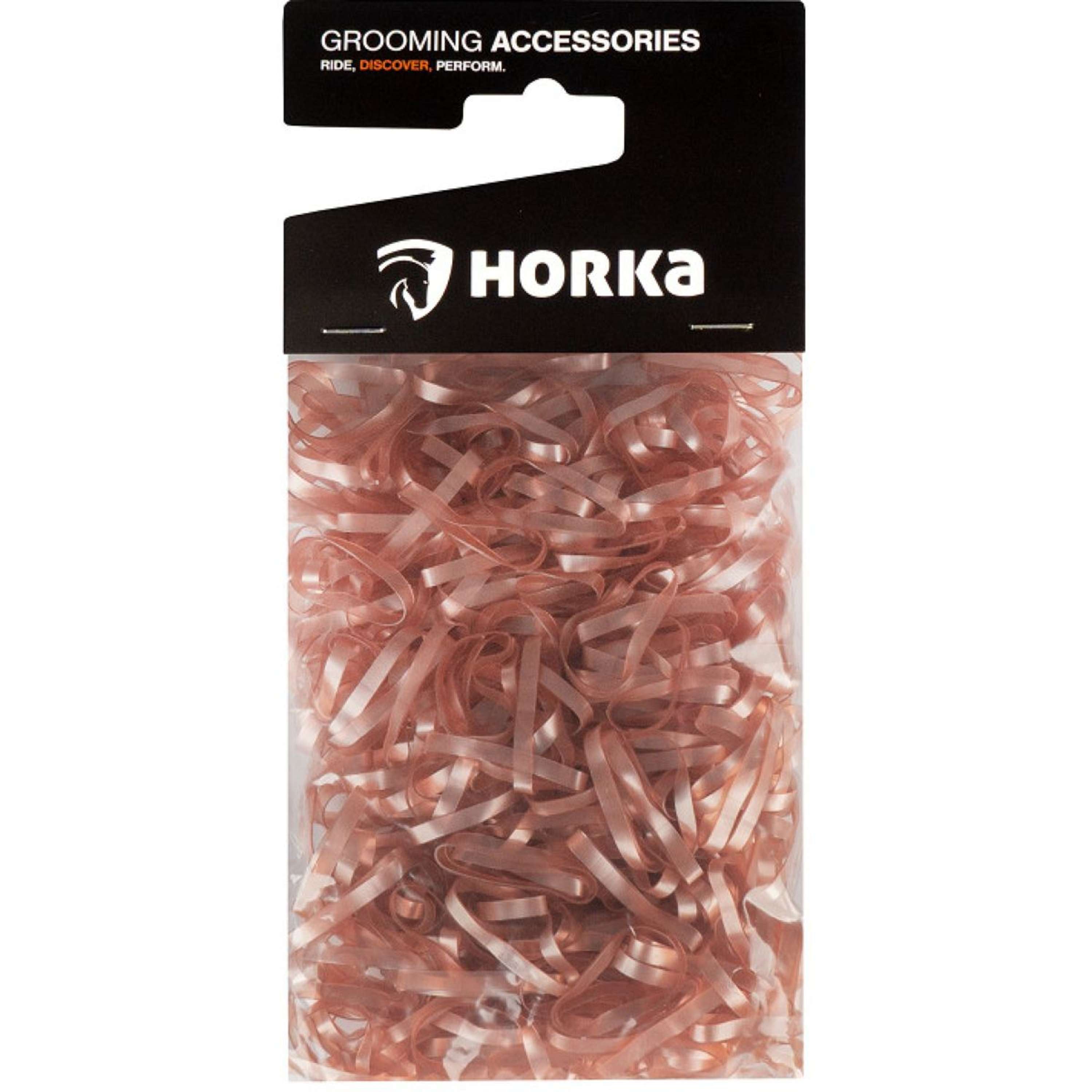 HORKA Élastiques pour le Tressage Breed Or rose