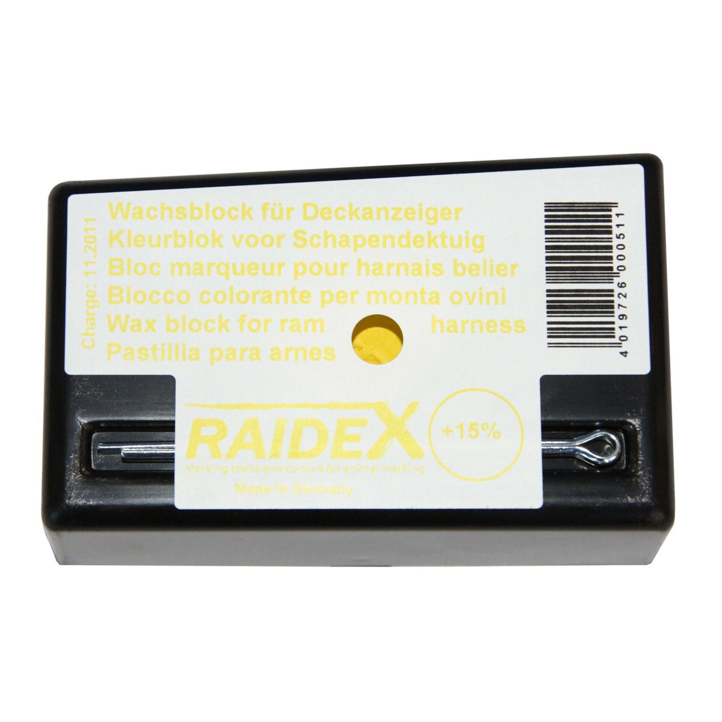 Raidex Bloc de Recouvrement Jaune