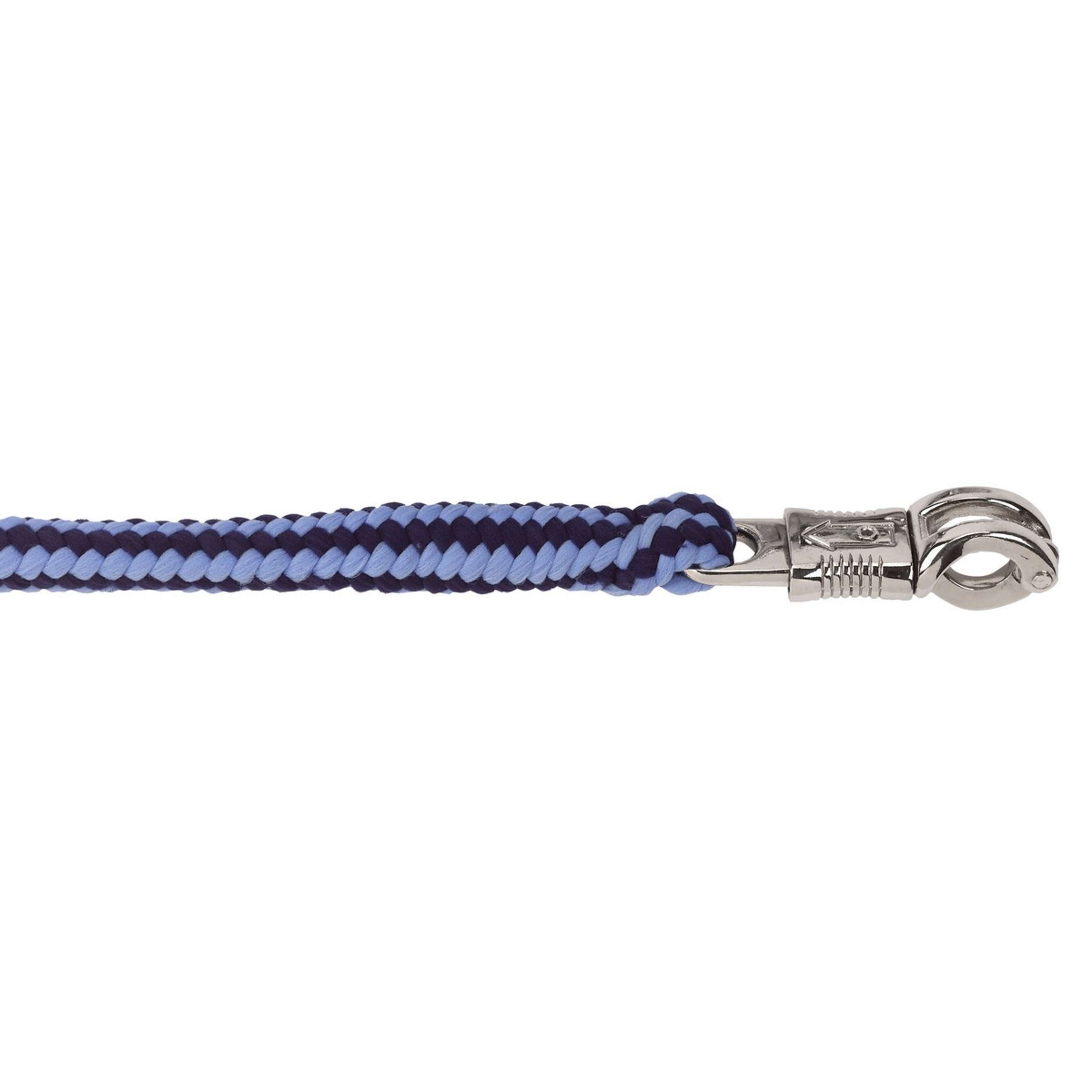 Covalliero Corde pour Licol Hippo avec Crochet Panique Marin/clair