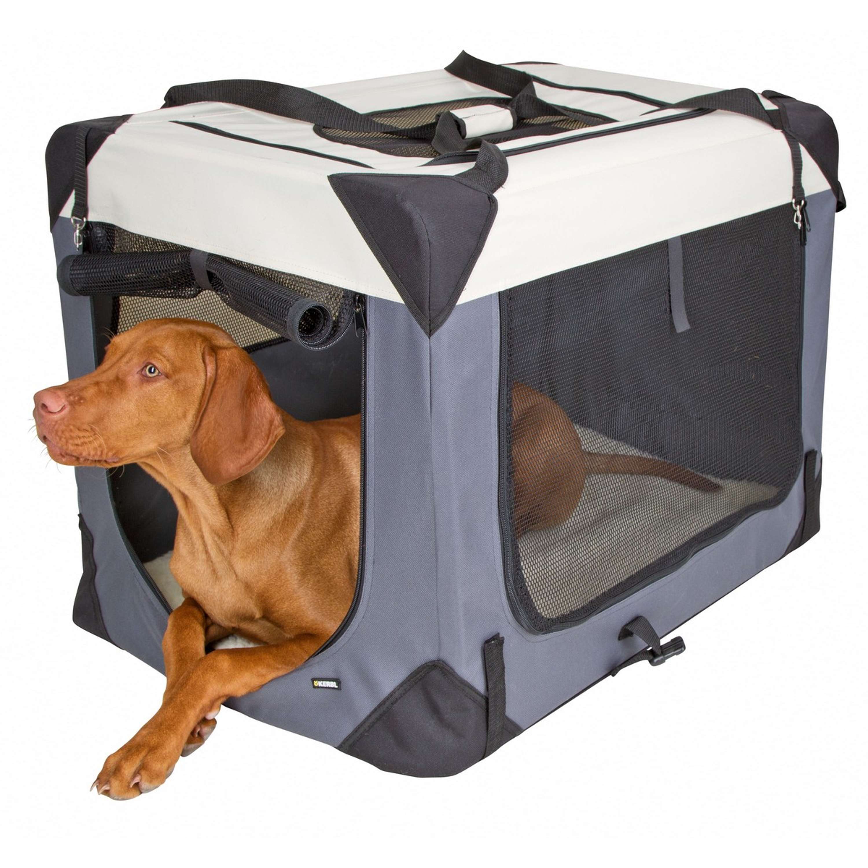 Kerbl Caisse de Voyage Journey Gris/beige