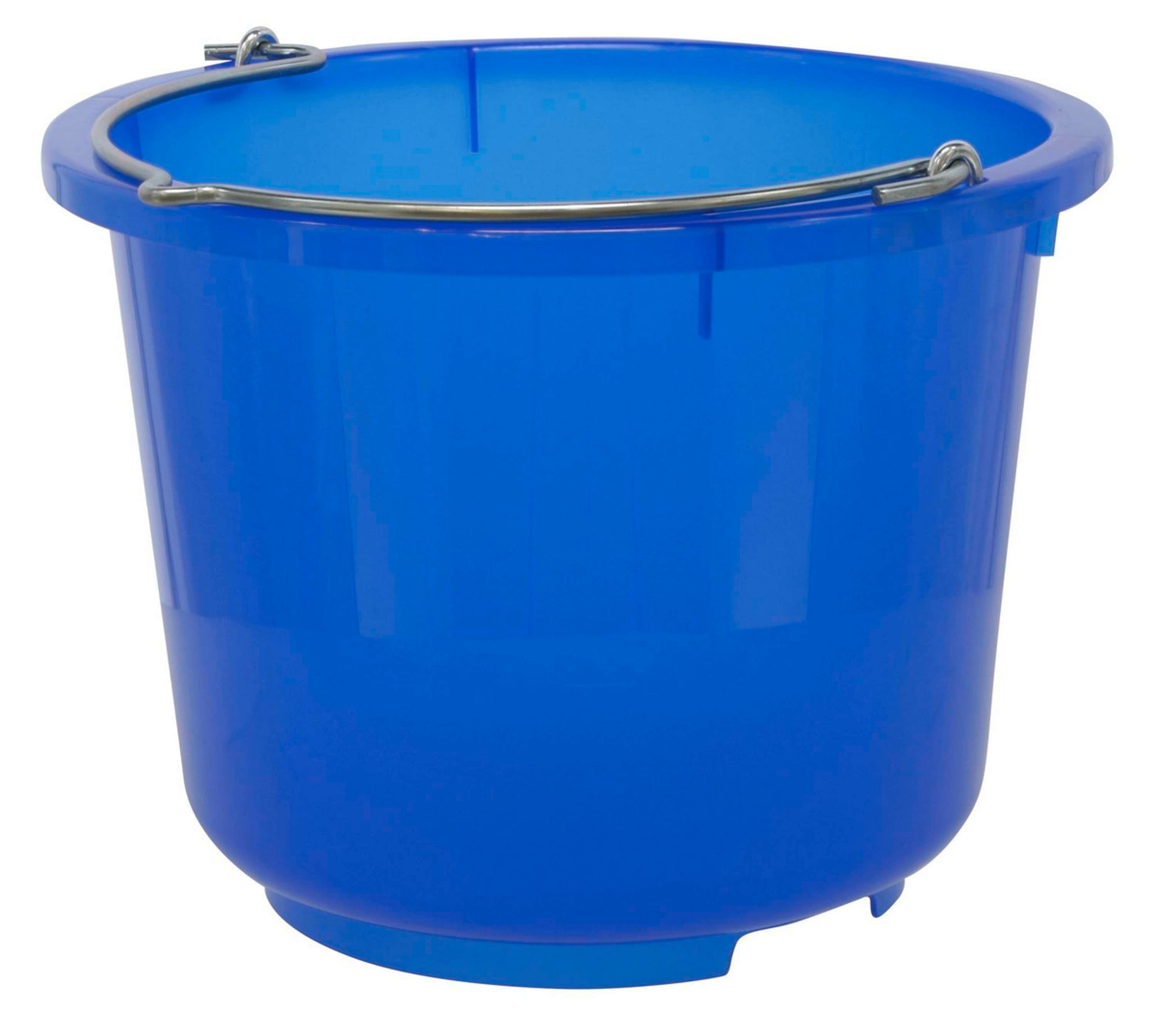 Kerbl Seau d'écurie et de construction Bleu