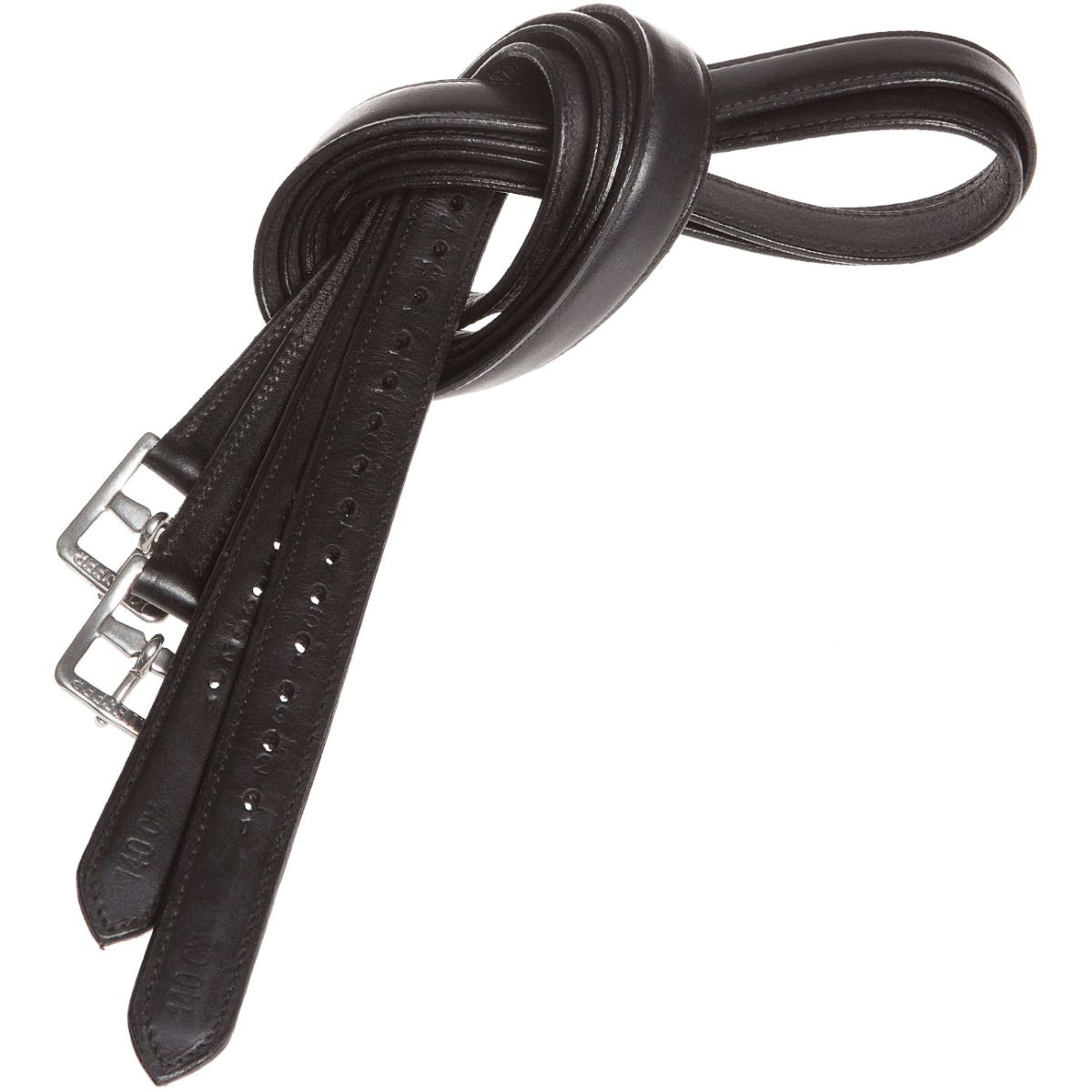 Kieffer Etrivières Cuir Noir