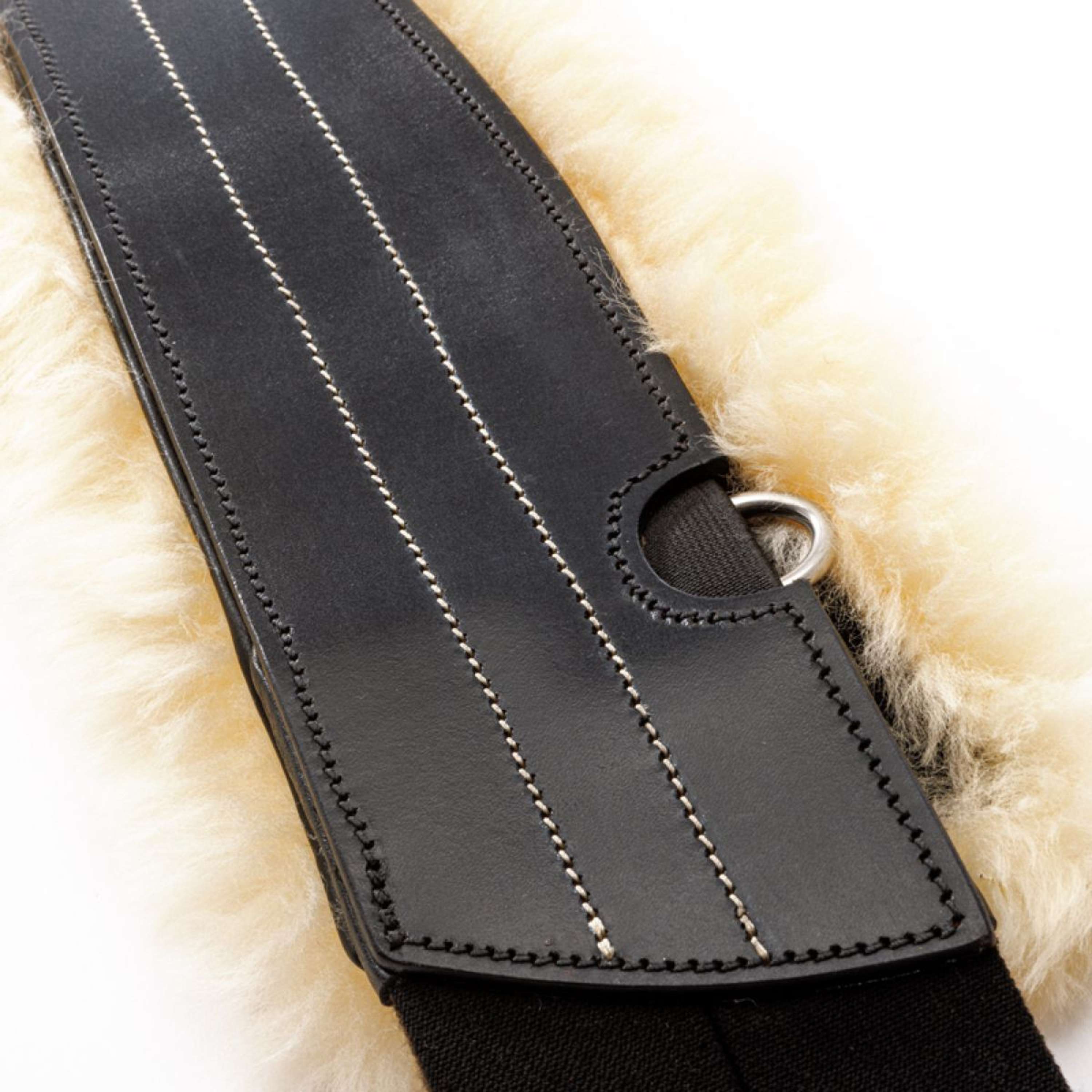 Kavalkade Sangle Excellence avec Peau d'Agneau Noir