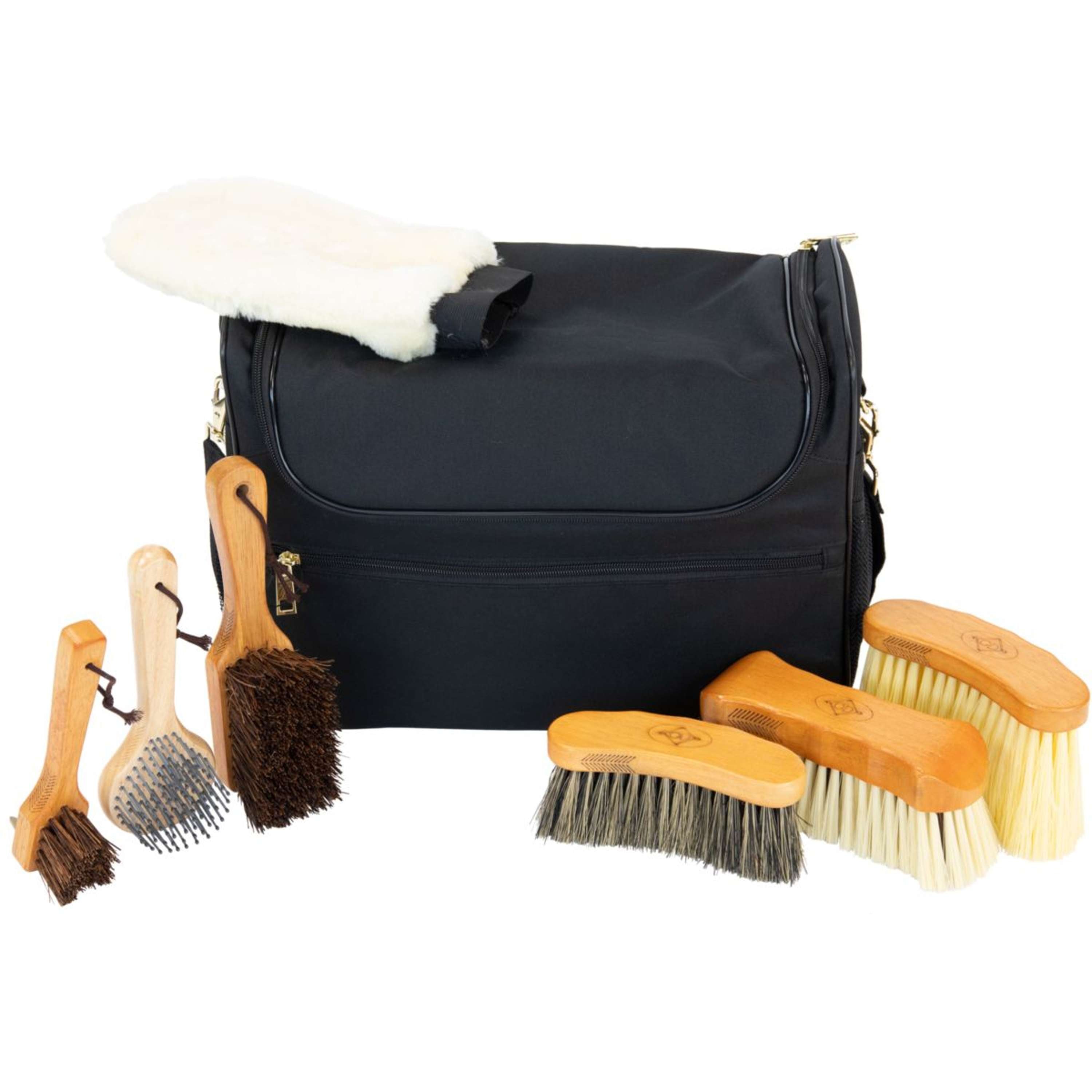Grooming Deluxe by Kentucky Grooming Bag Set Noir