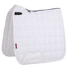 LeMieux Tapis de Selle Carbon Mesh Air Square Dressage Blanc
