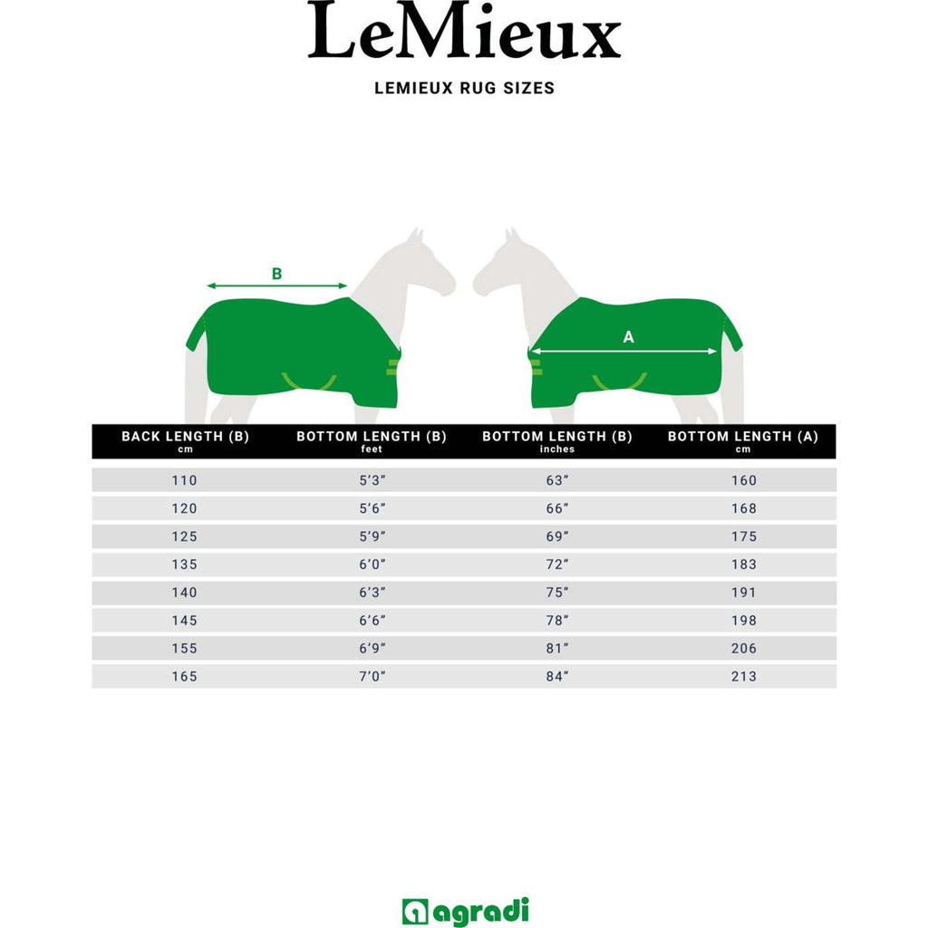 LeMieux Couverture Kudos Turnout 350g Marin