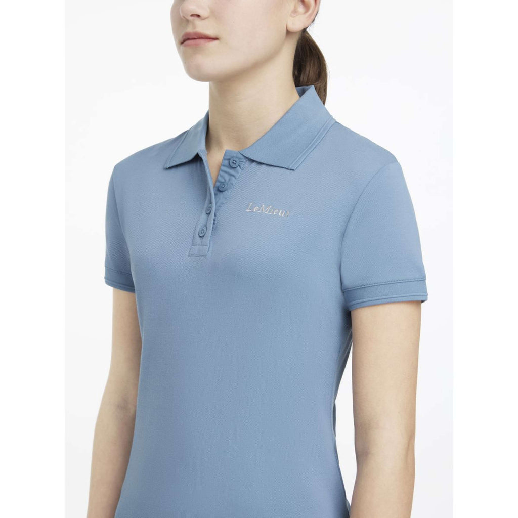 LeMieux Polo Young Rider Classique Ice Blue