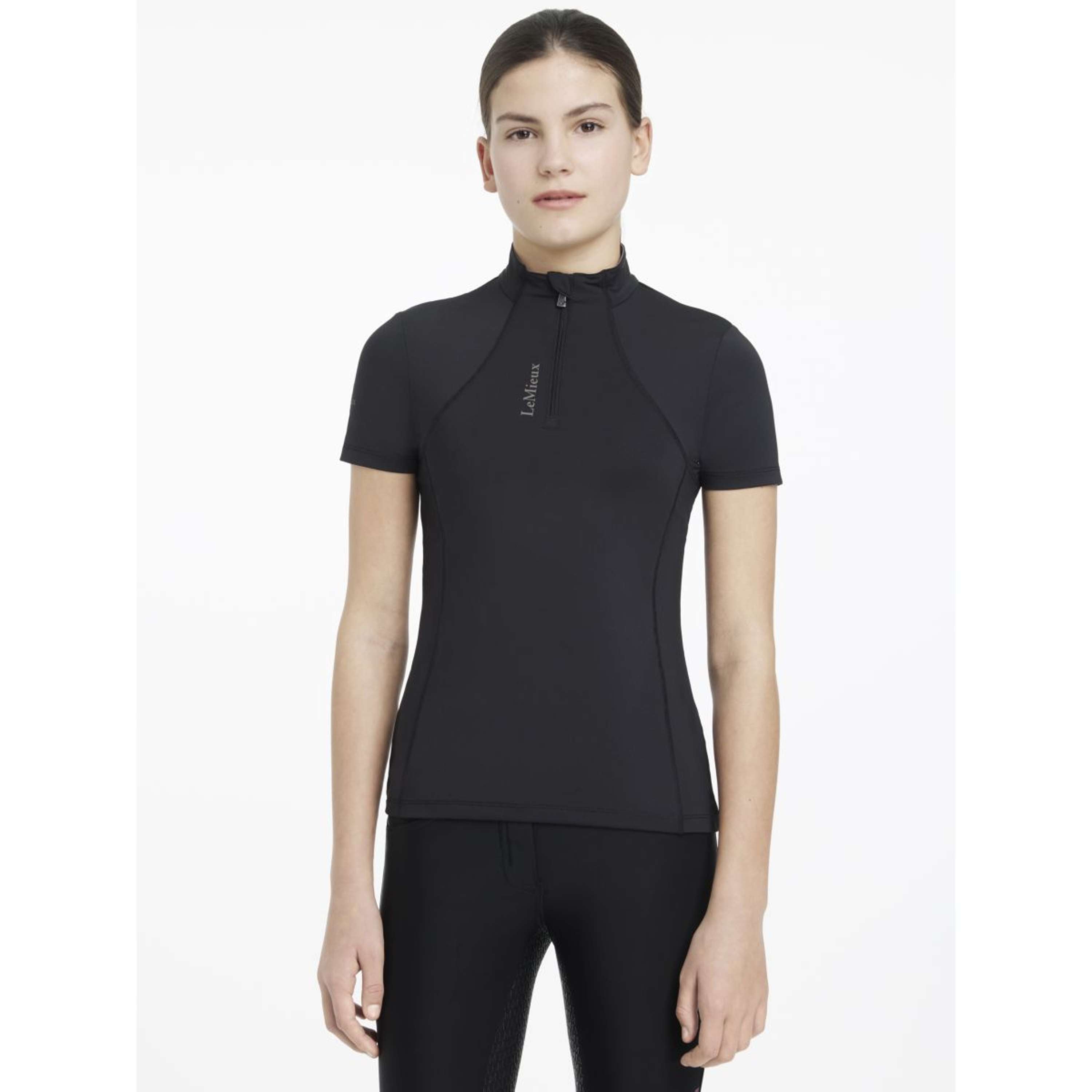 LeMieux Baselayer Young Rider Classique Manches Courtes Noir