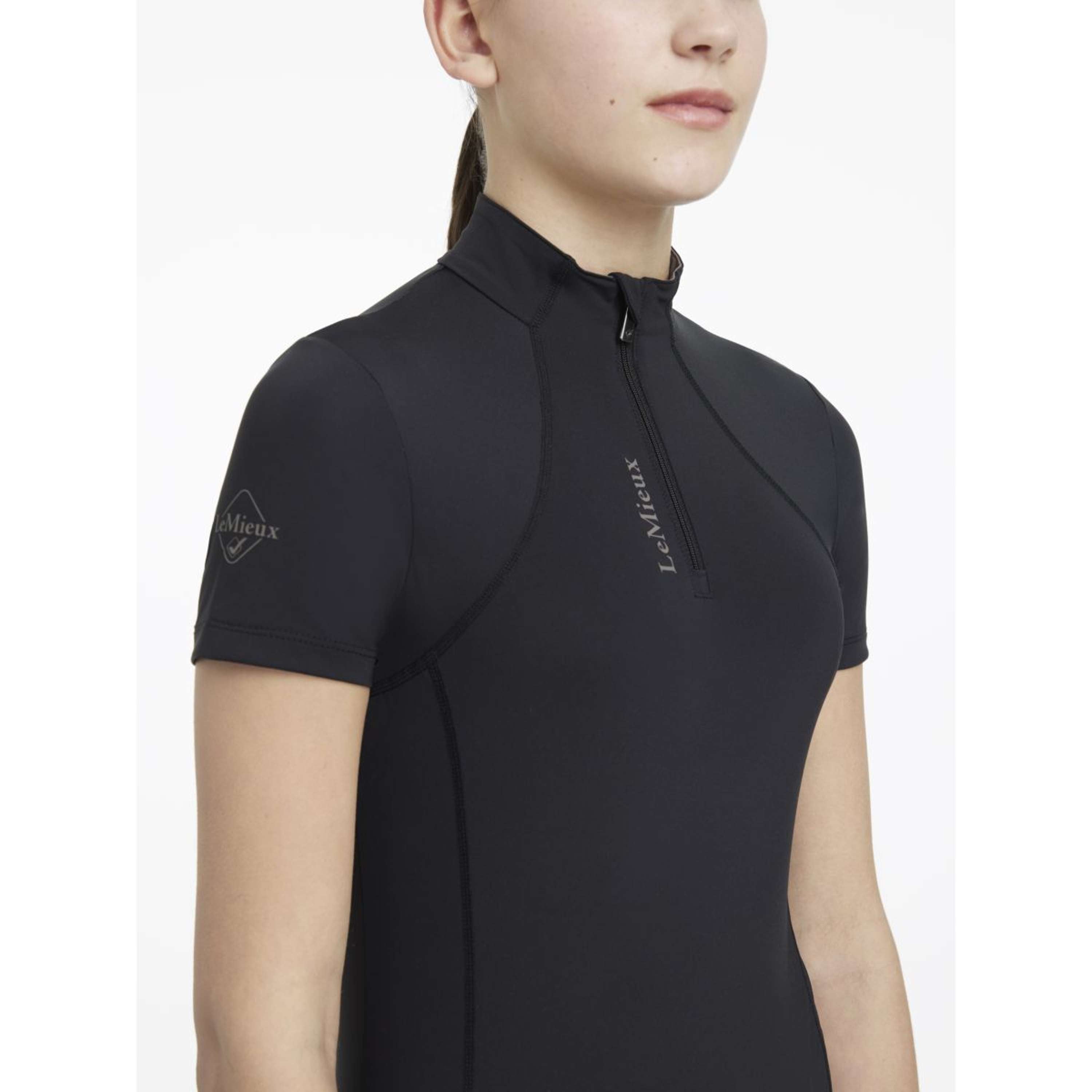 LeMieux Baselayer Young Rider Classique Manches Courtes Noir