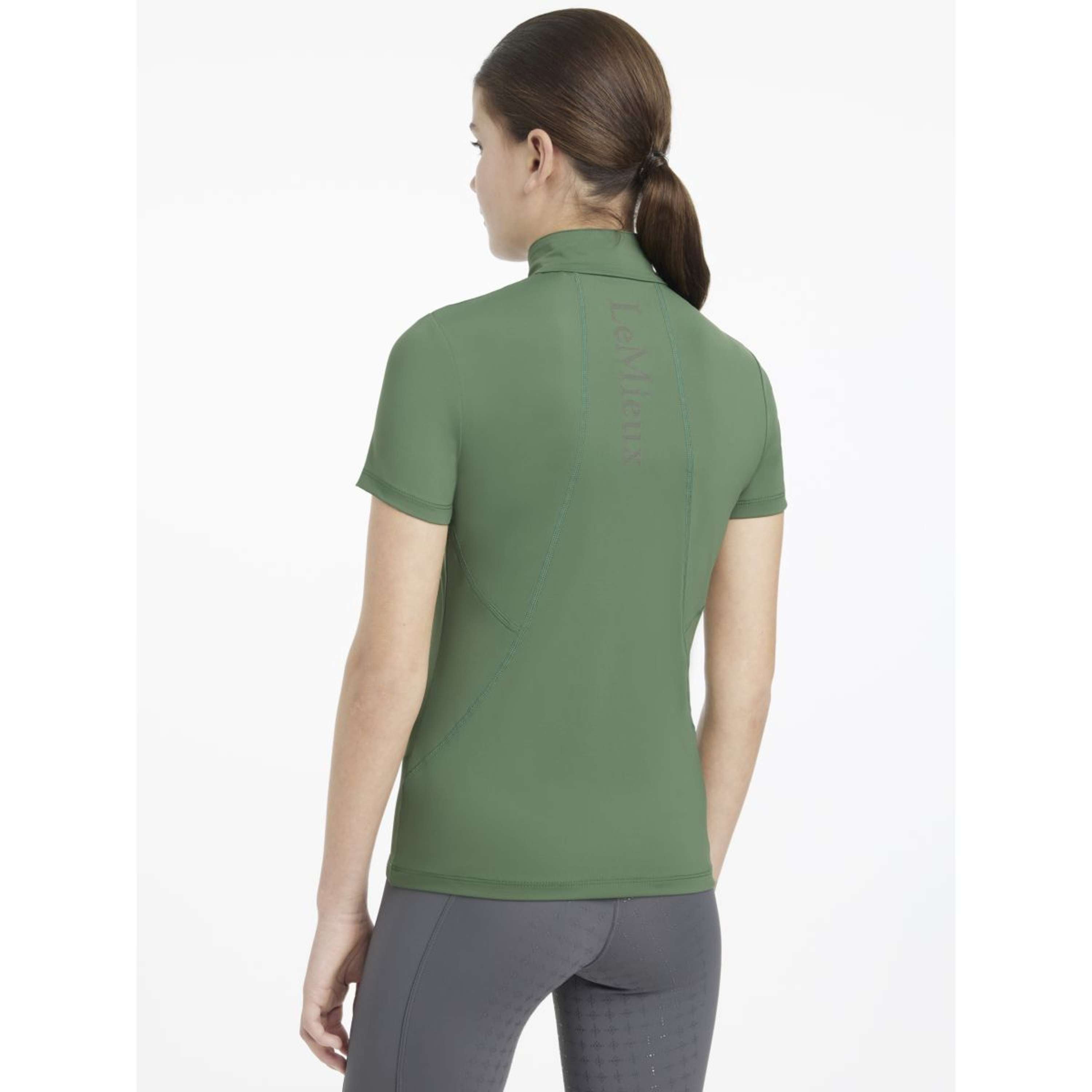 LeMieux Baselayer Young Rider Classique Manches Courtes Hunter Green