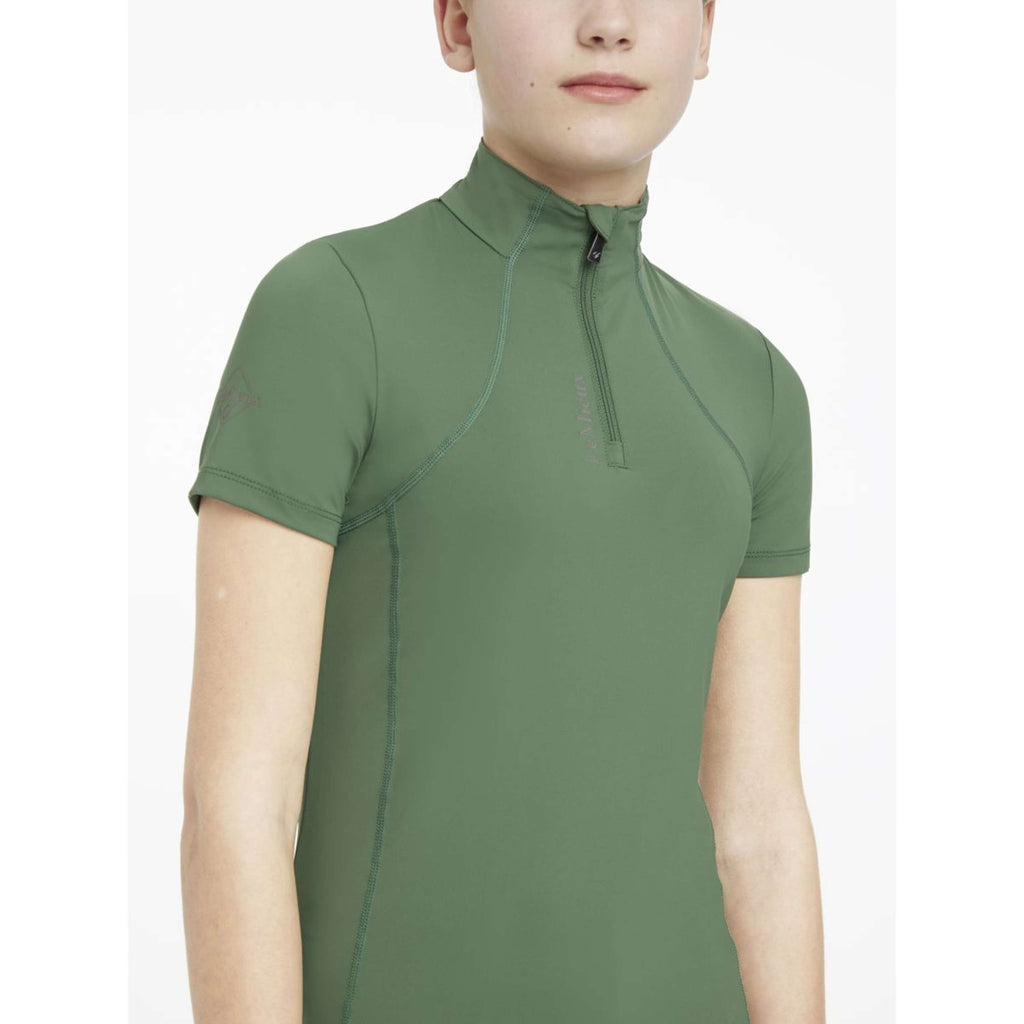LeMieux Baselayer Young Rider Classique Manches Courtes Hunter Green
