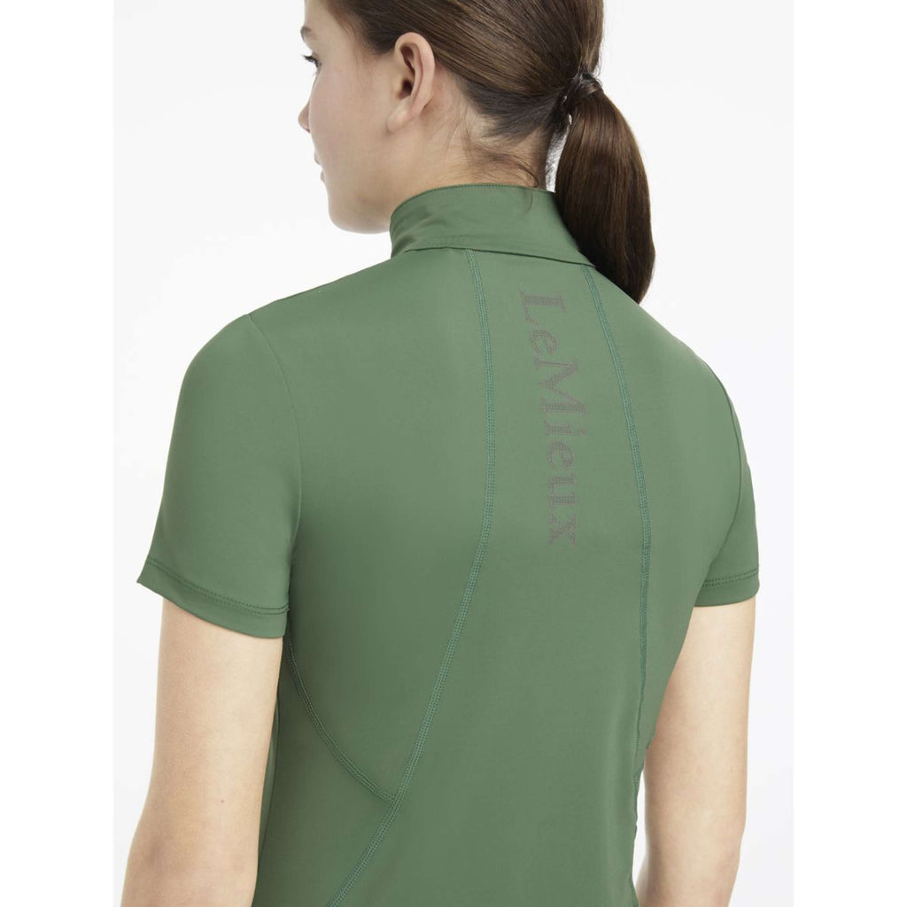 LeMieux Baselayer Young Rider Classique Manches Courtes Hunter Green