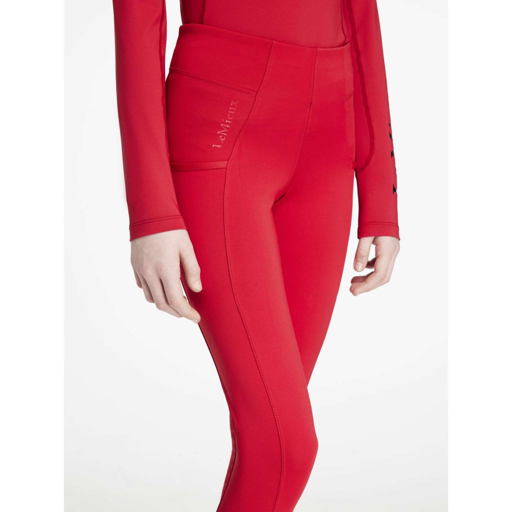 LeMieux Legging d'Équitation Young Rider Orla Chilli