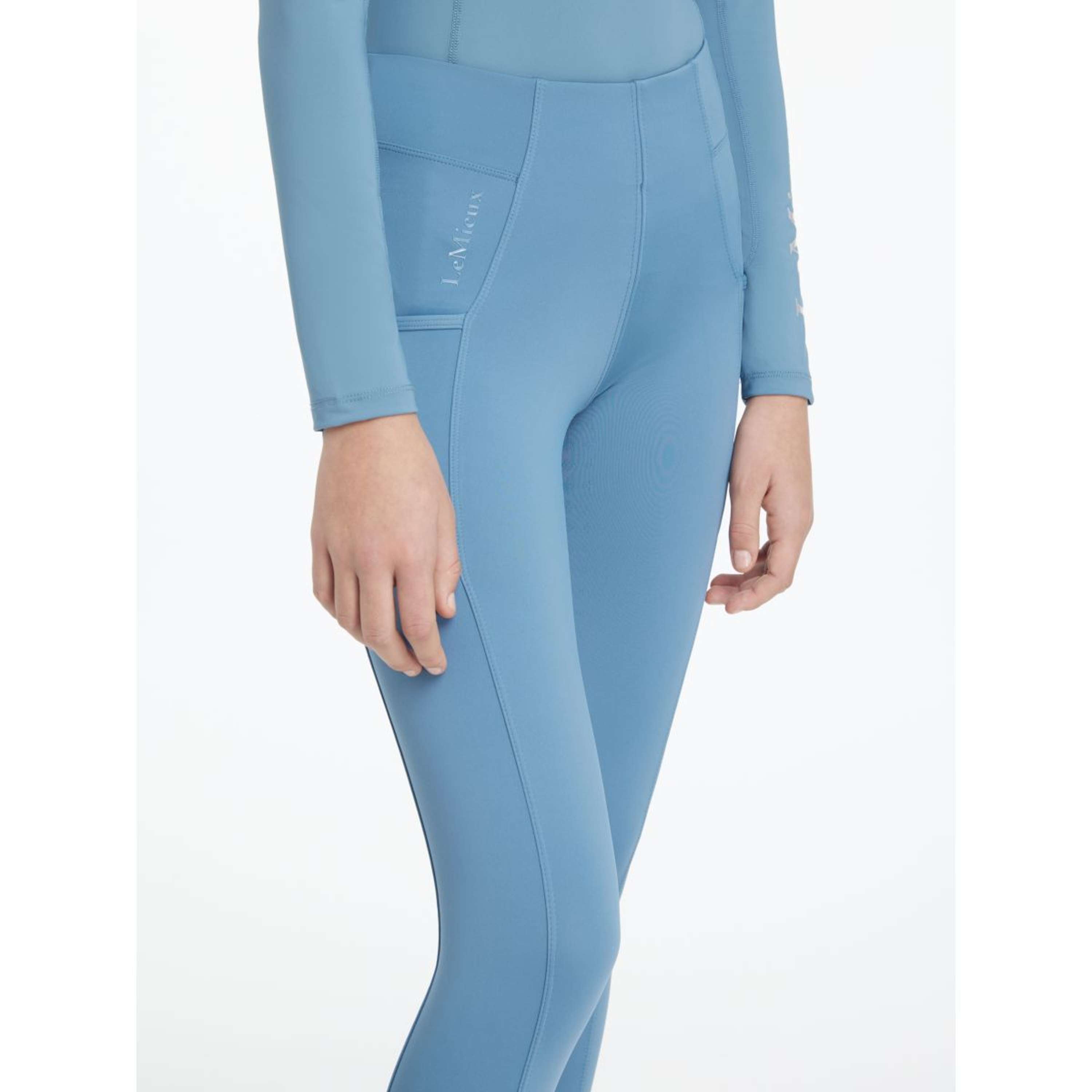 LeMieux Legging d'Équitation Young Rider Orla Ice Blue