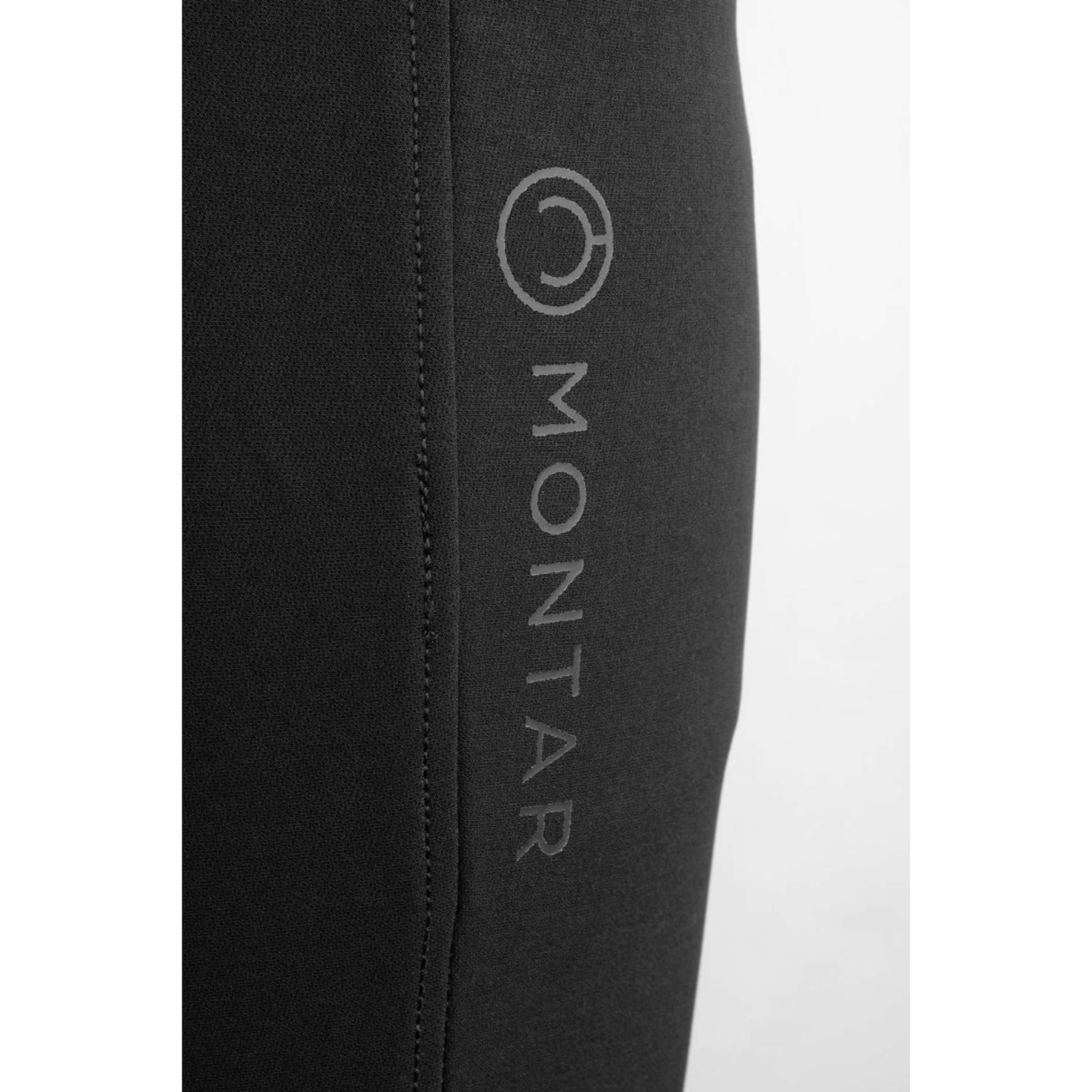 Montar Pantalon d'Équitation Ess Megan Highwaist Prise de Genou Noir