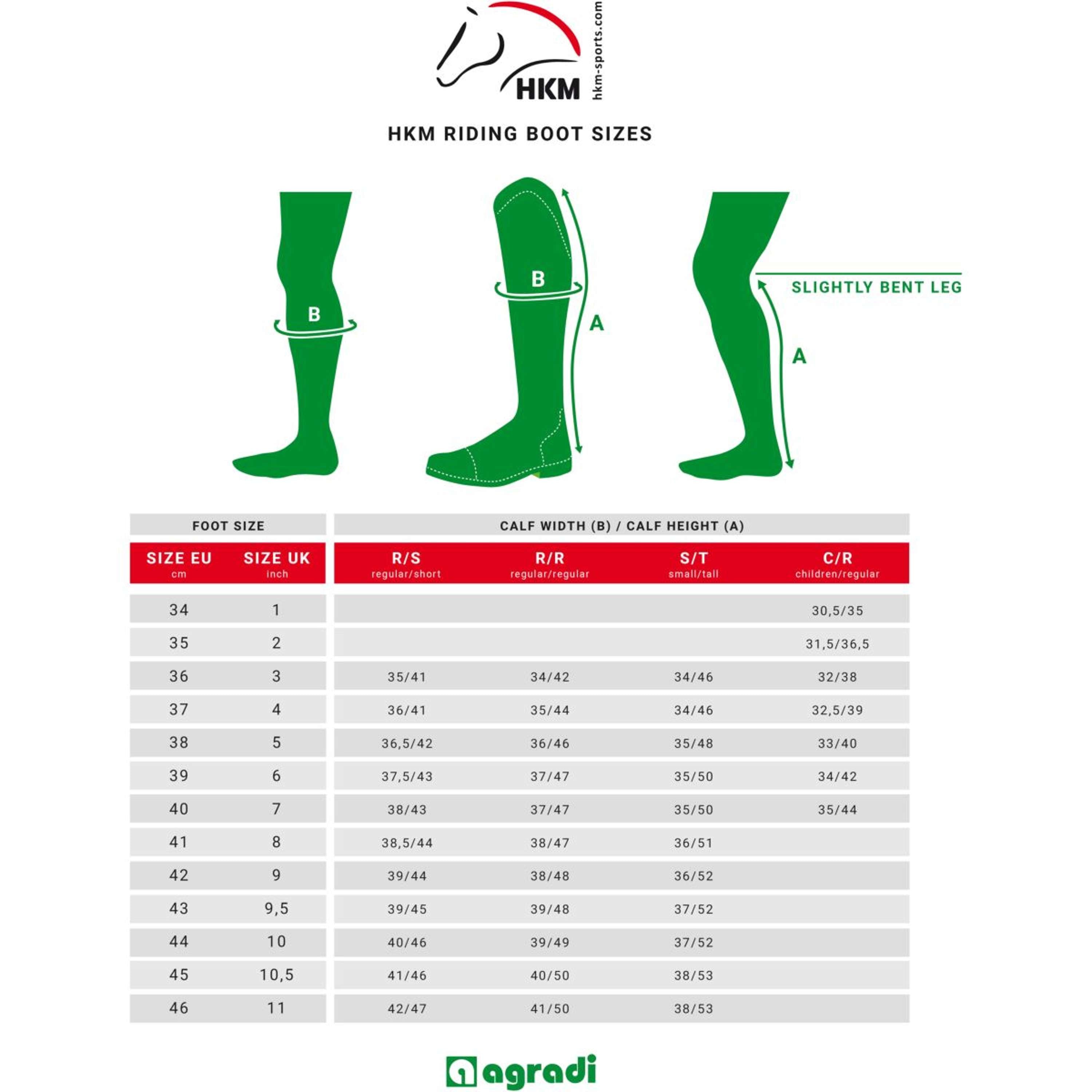 HKM Bottes d'Équitation Sevilla Small/Tall Noir