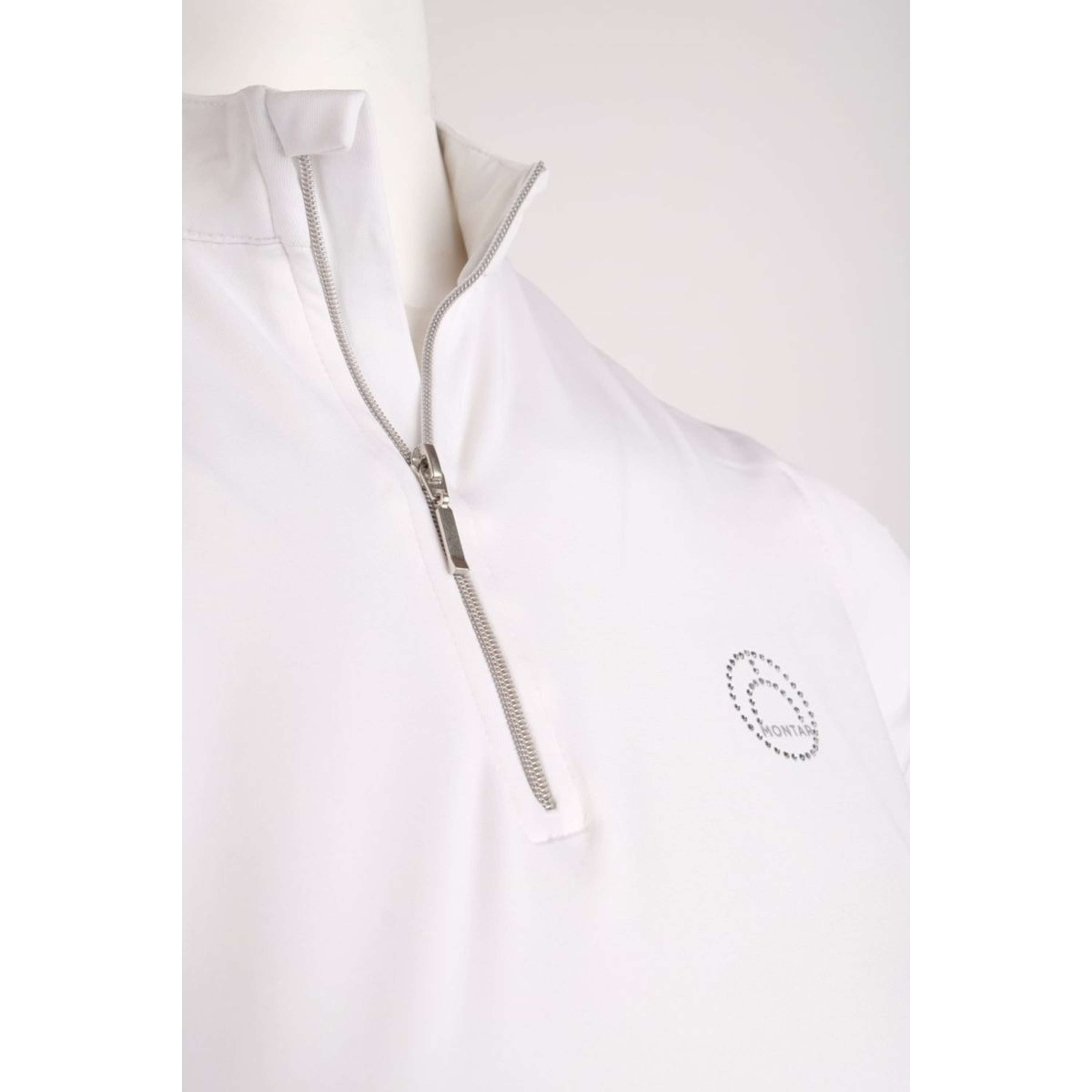 Montar Polo Everly Crystal Logo Blanc