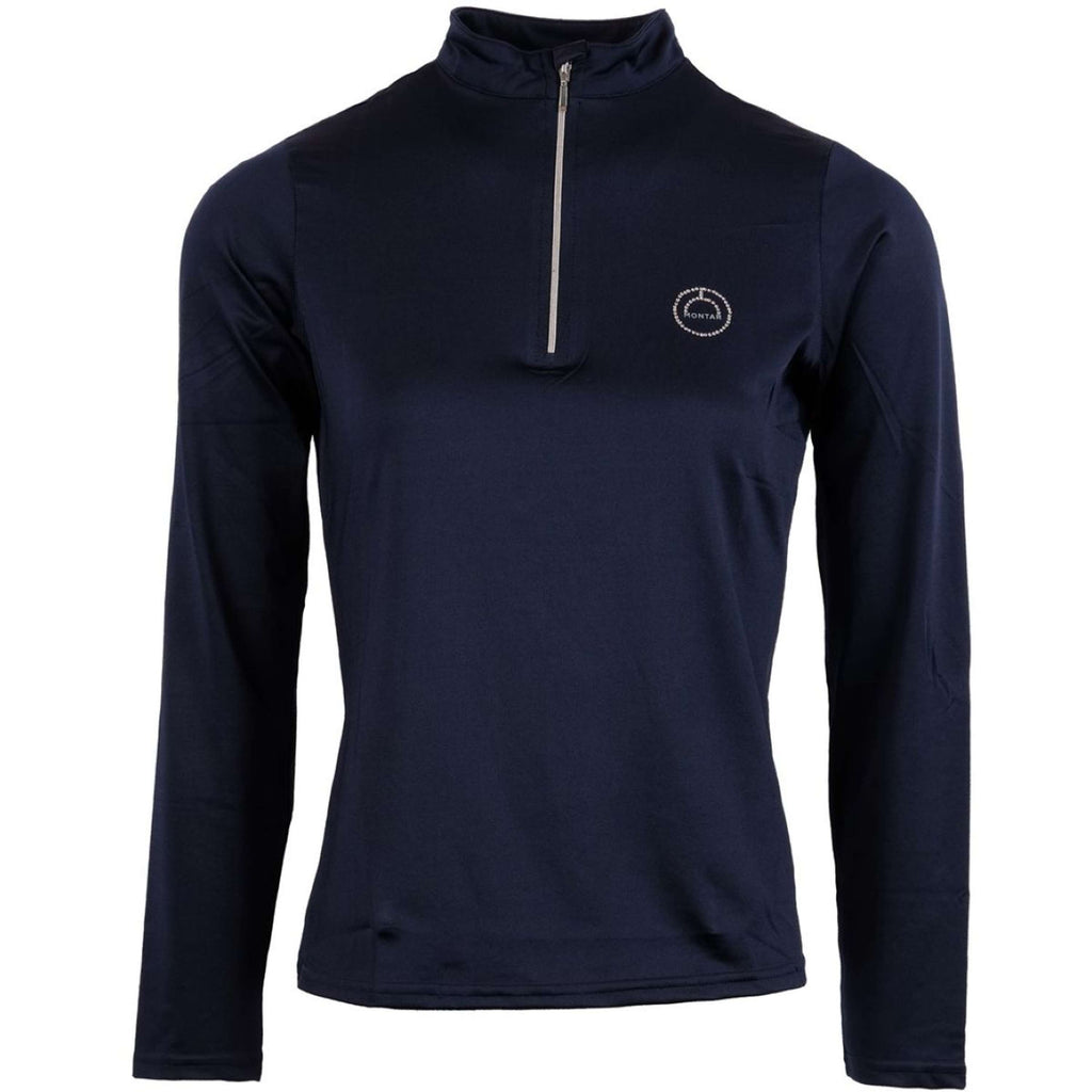 Montar Chemise Everly Crystal Logo Longues Manches Marin