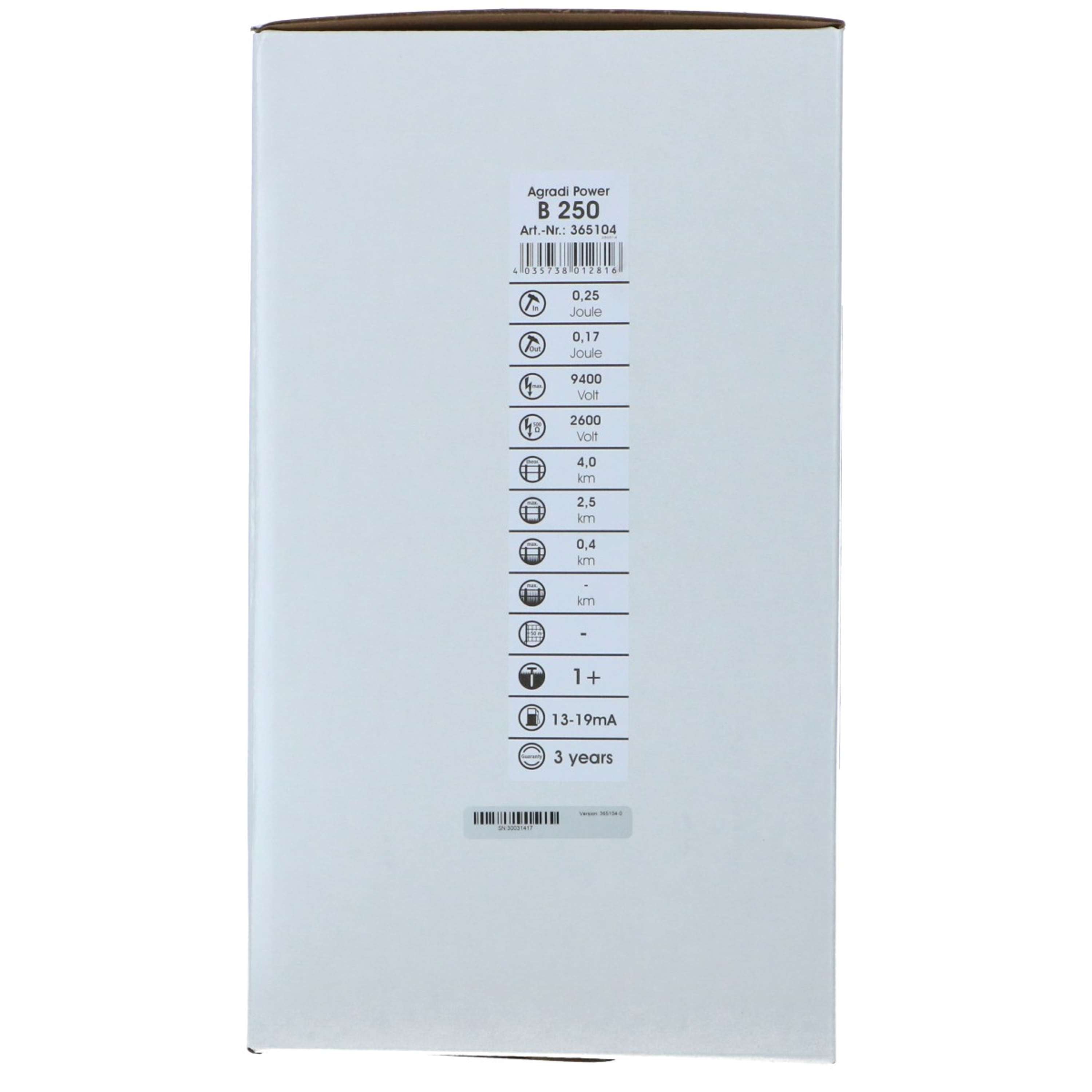 Agradi Power B250 Batterie