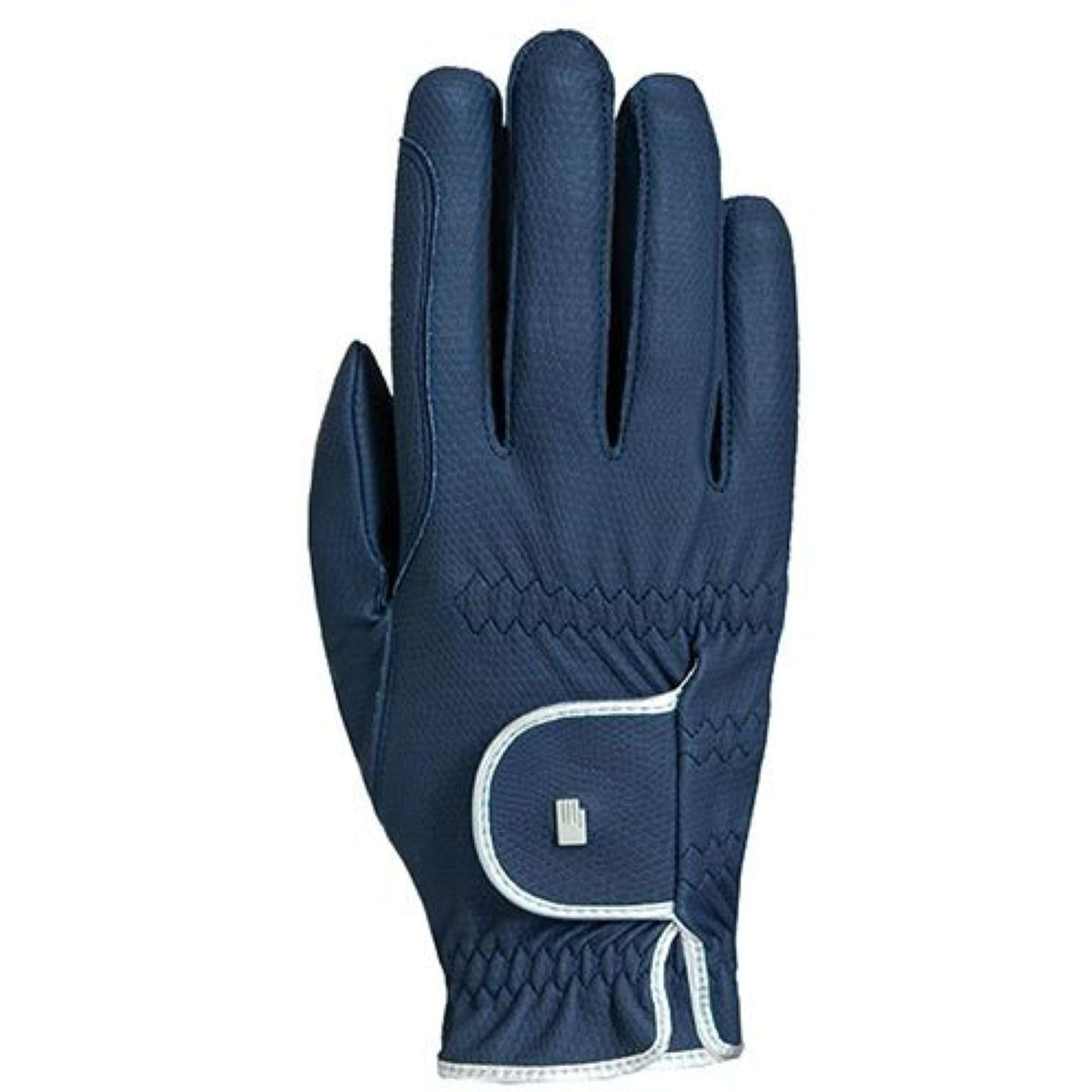 Roeckl Gants d'Équitation Lona Roeck-Grip Lining Marine/Argent