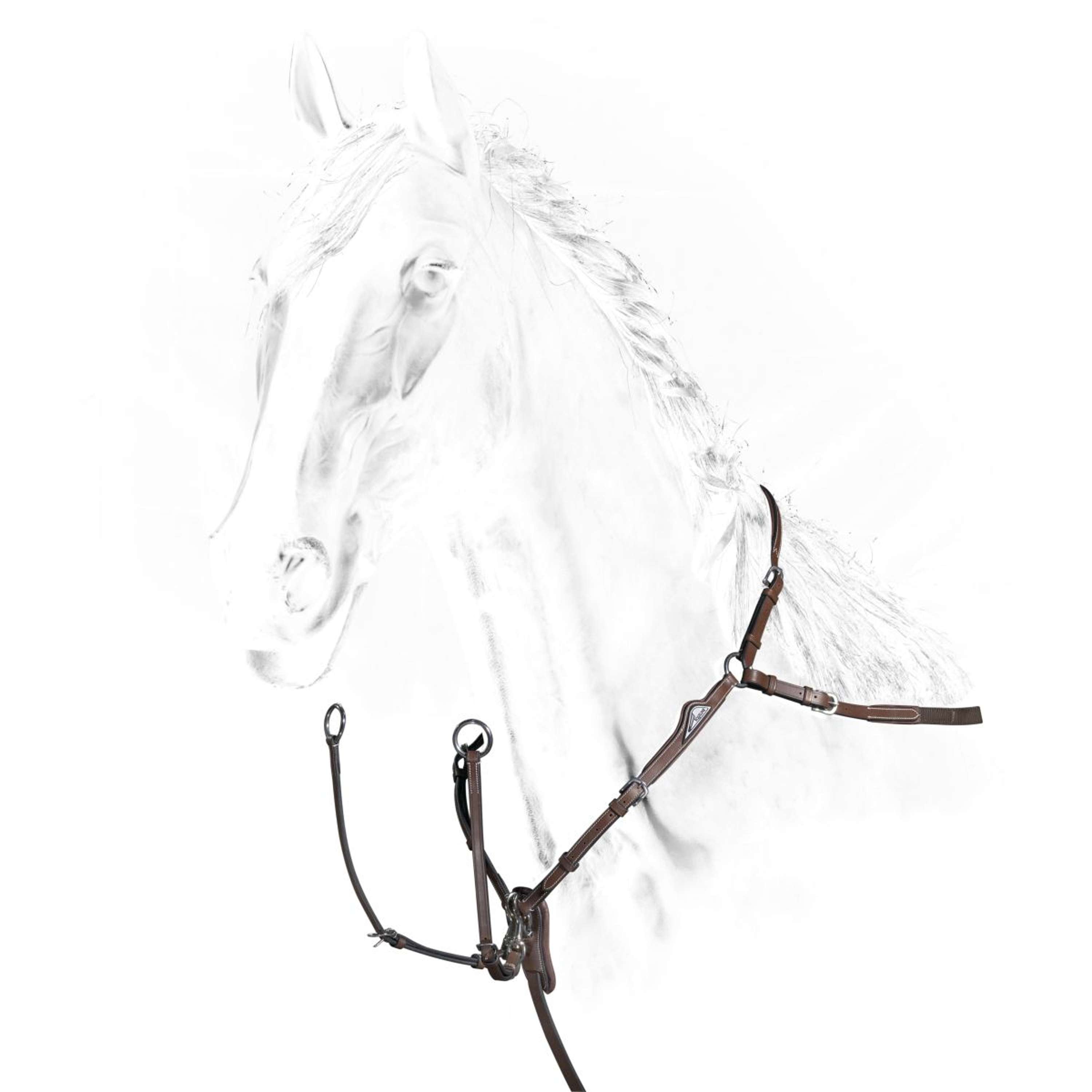 Equiline Collier de Chasse Marron
