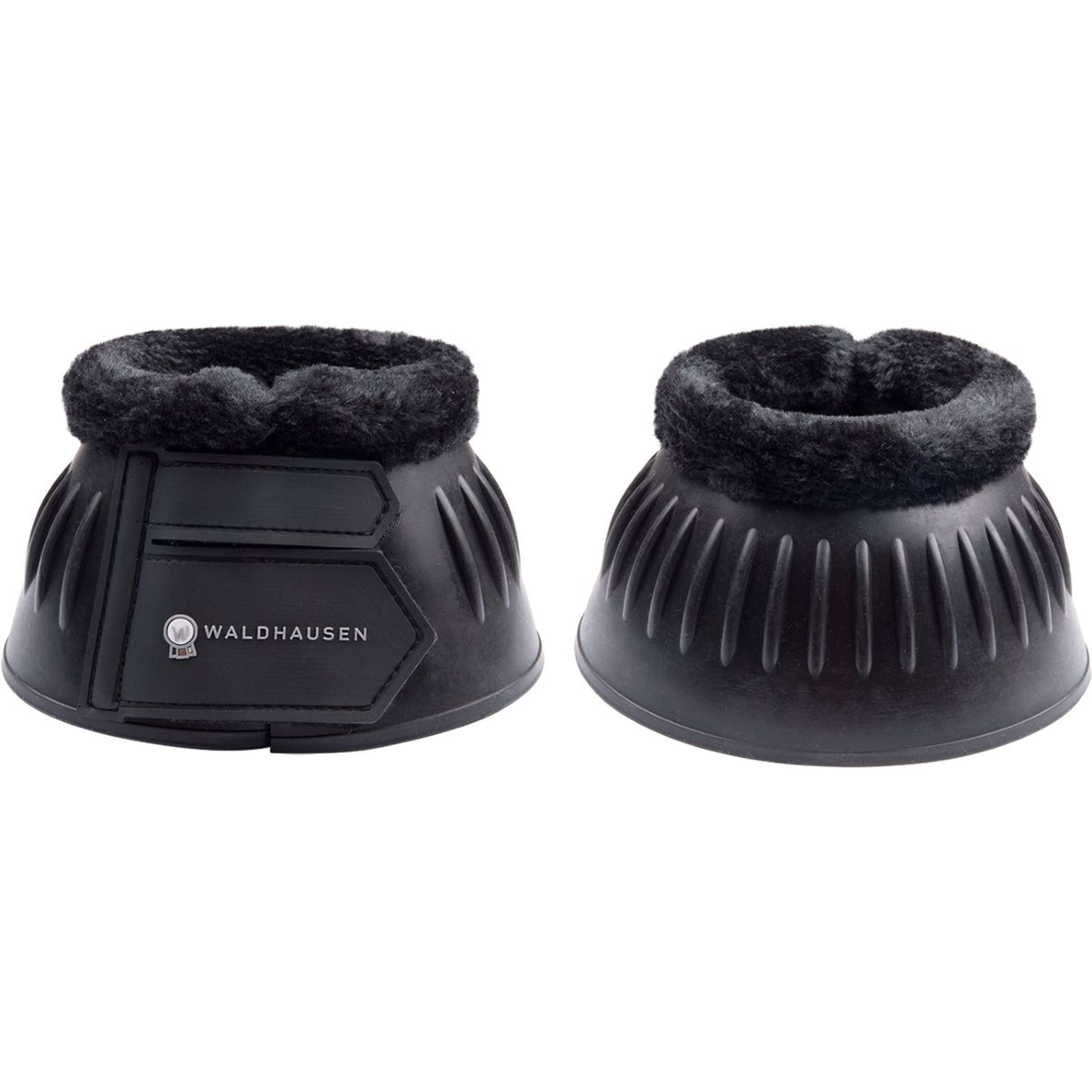 Waldhausen Cloches d'Obstacles avec Fourrure Synthétique Noir