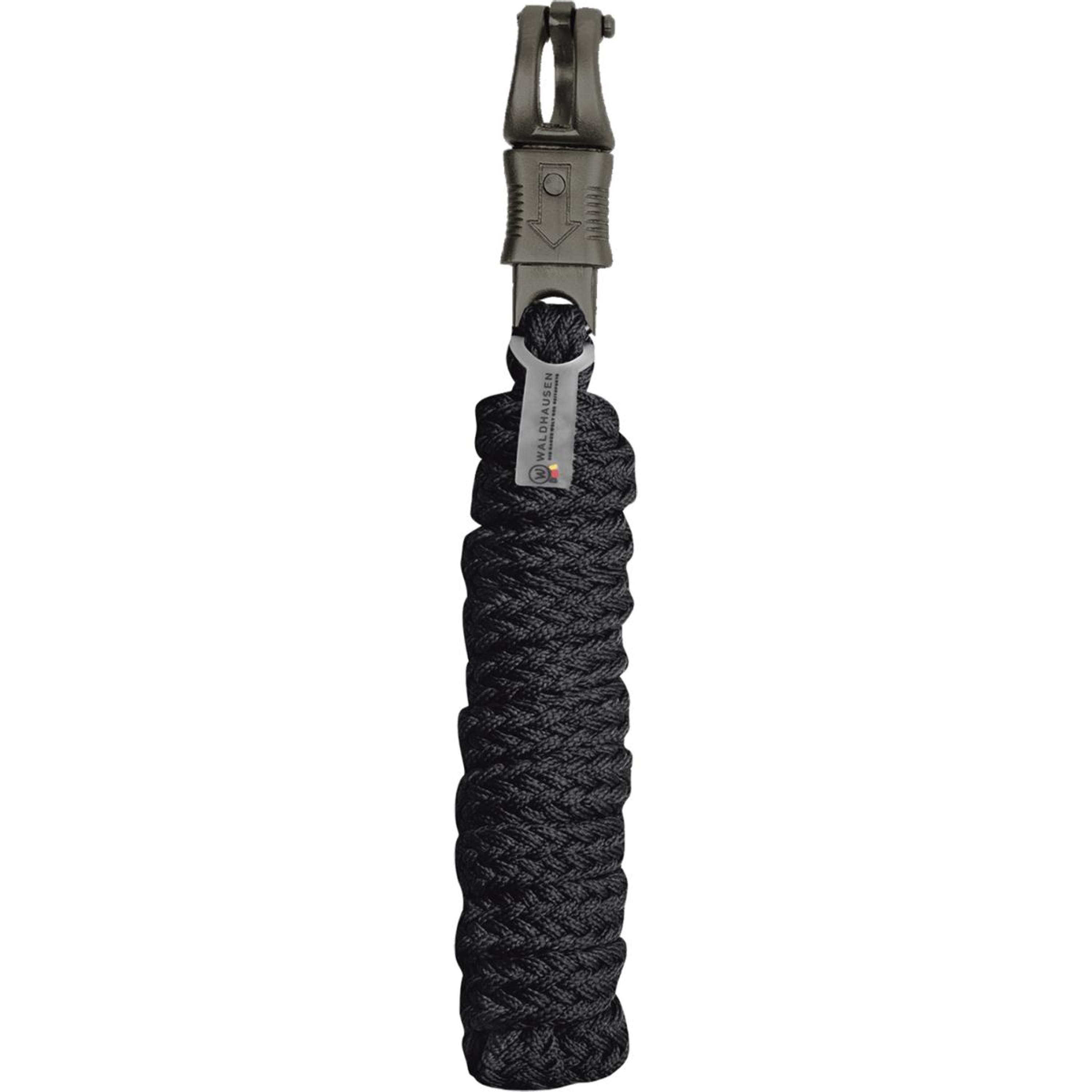 Waldhausen Corde pour Licol Gloomy avec Crochet Panique Noir