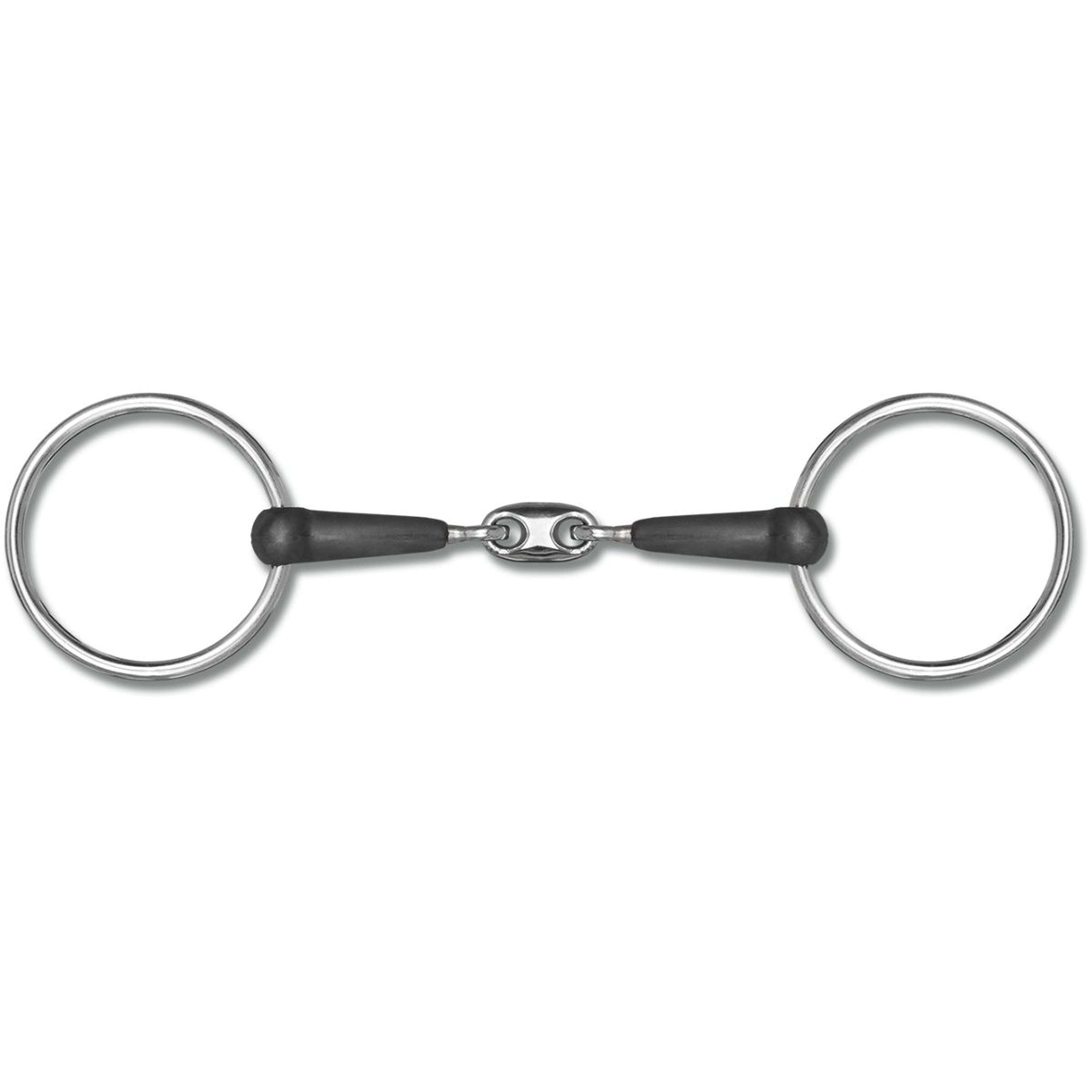 Waldhausen Mors de Filet 15mm Double Brisure en Caoutchouc