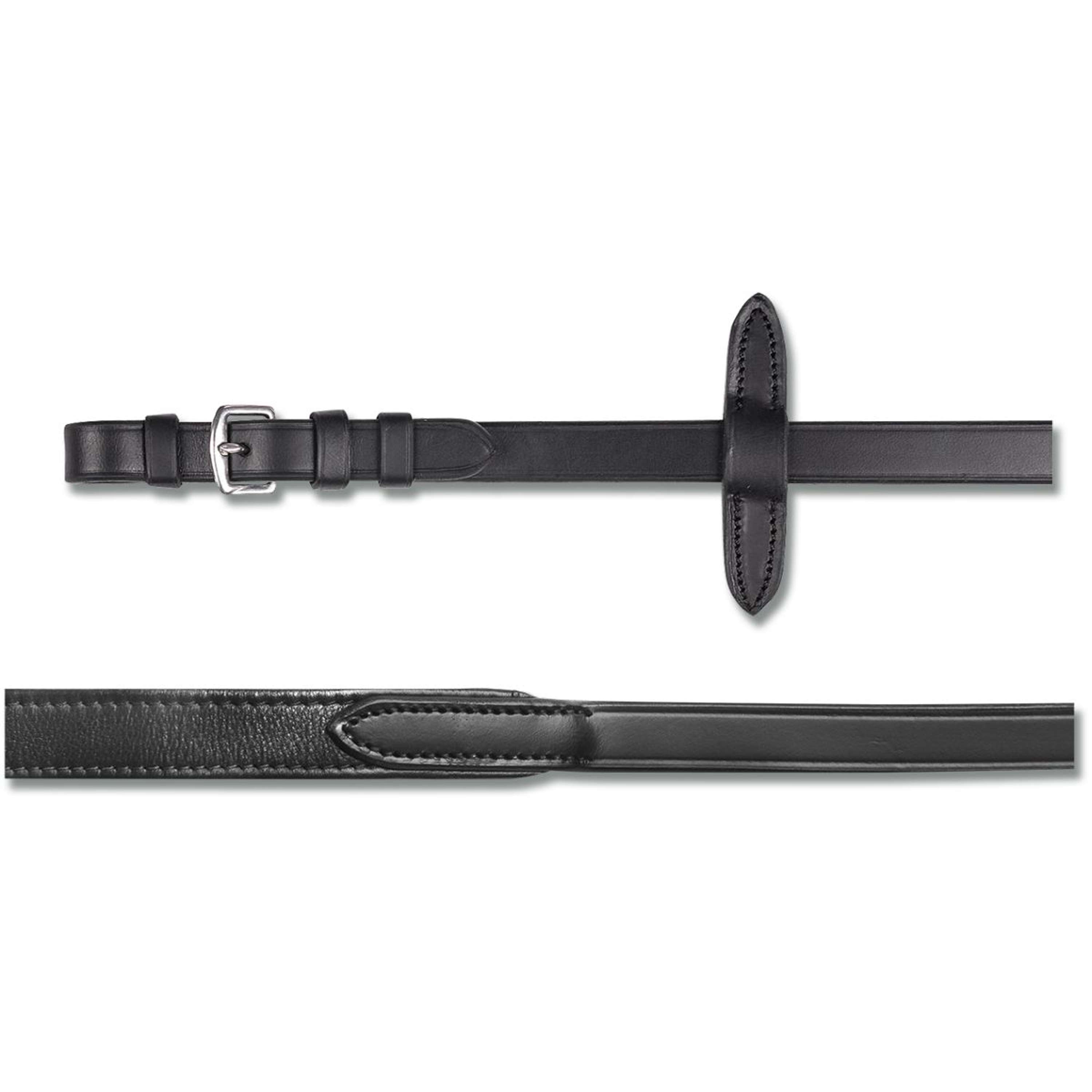 Waldhausen Rênes X-Line Soft Cuir Noir