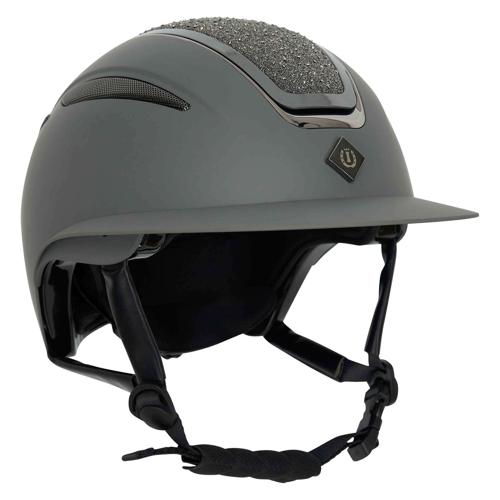 Imperial Riding Bombe IRHOlania Deluxe Big Visor Gris