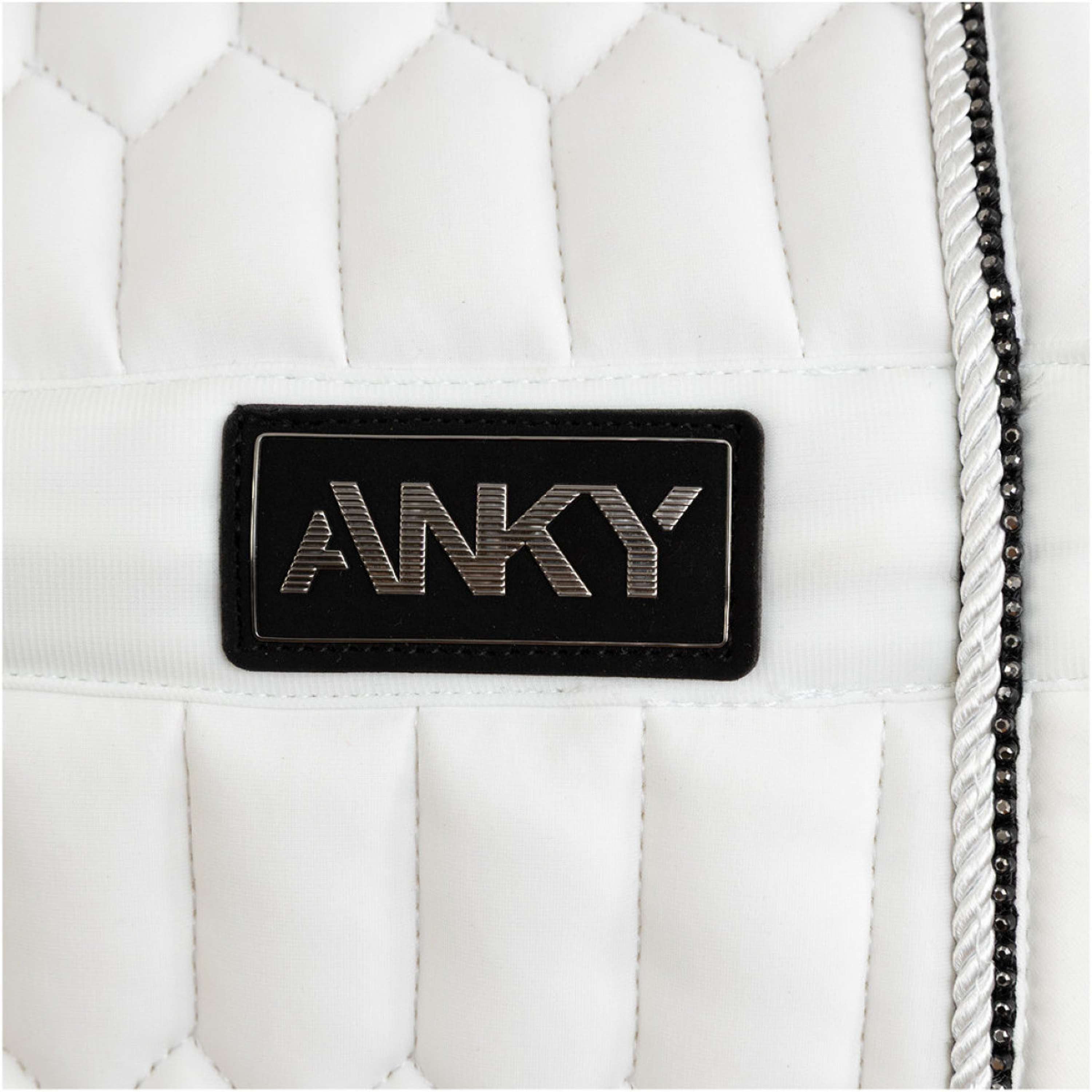 ANKY Tapis de Selle Perception C-Wear Dressage Blanc
