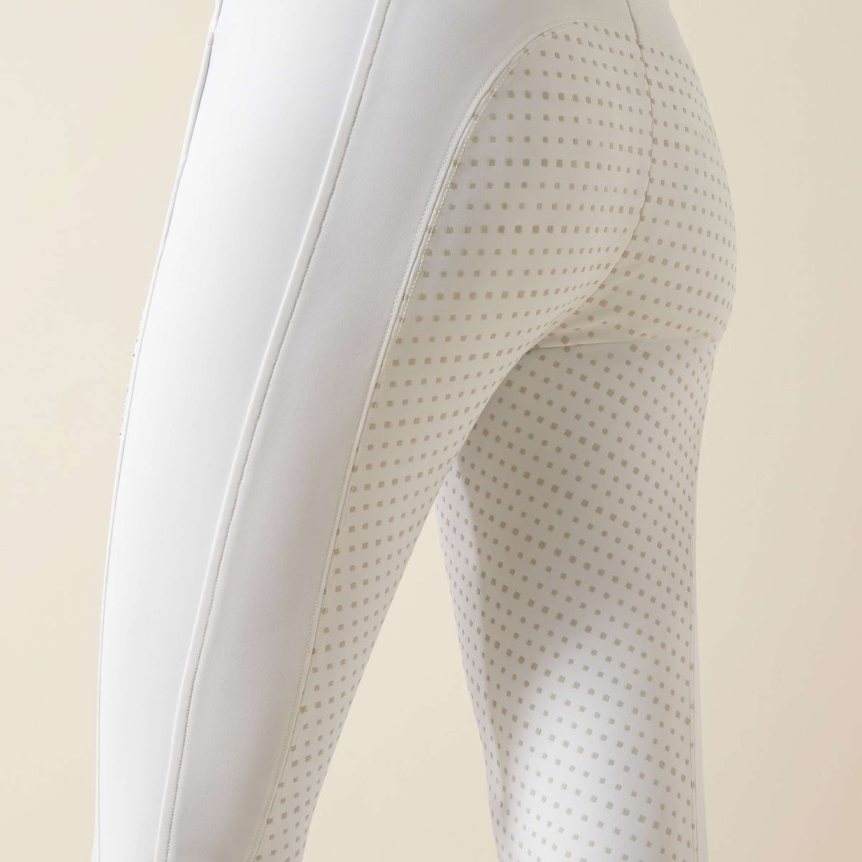 Ariat Pantalon d'Équitation Tri Factor NT Full Grip Blanc
