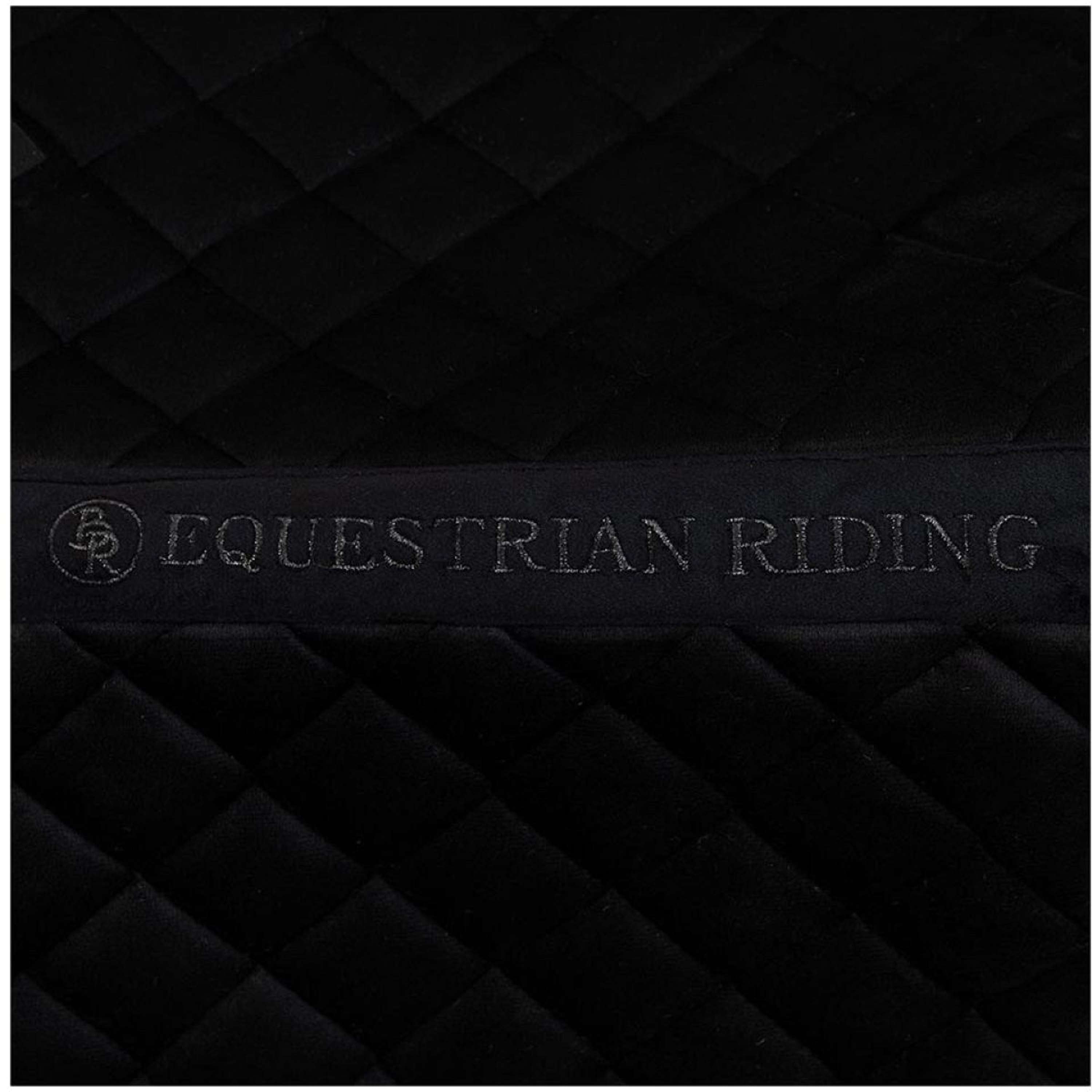 BR Tapis de Selle Opulence Polyvalent Noir