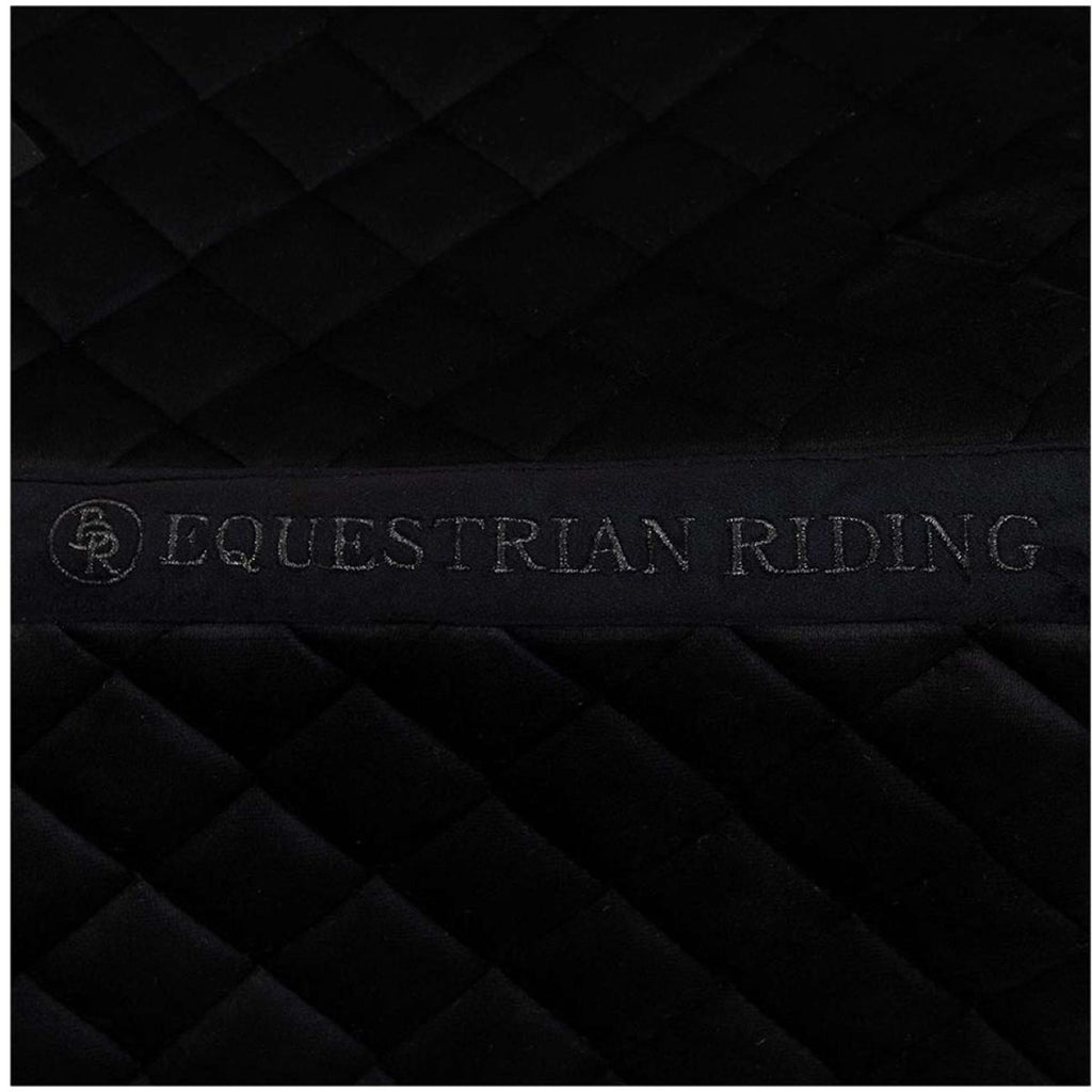 BR Tapis de Selle Opulence Polyvalent Noir