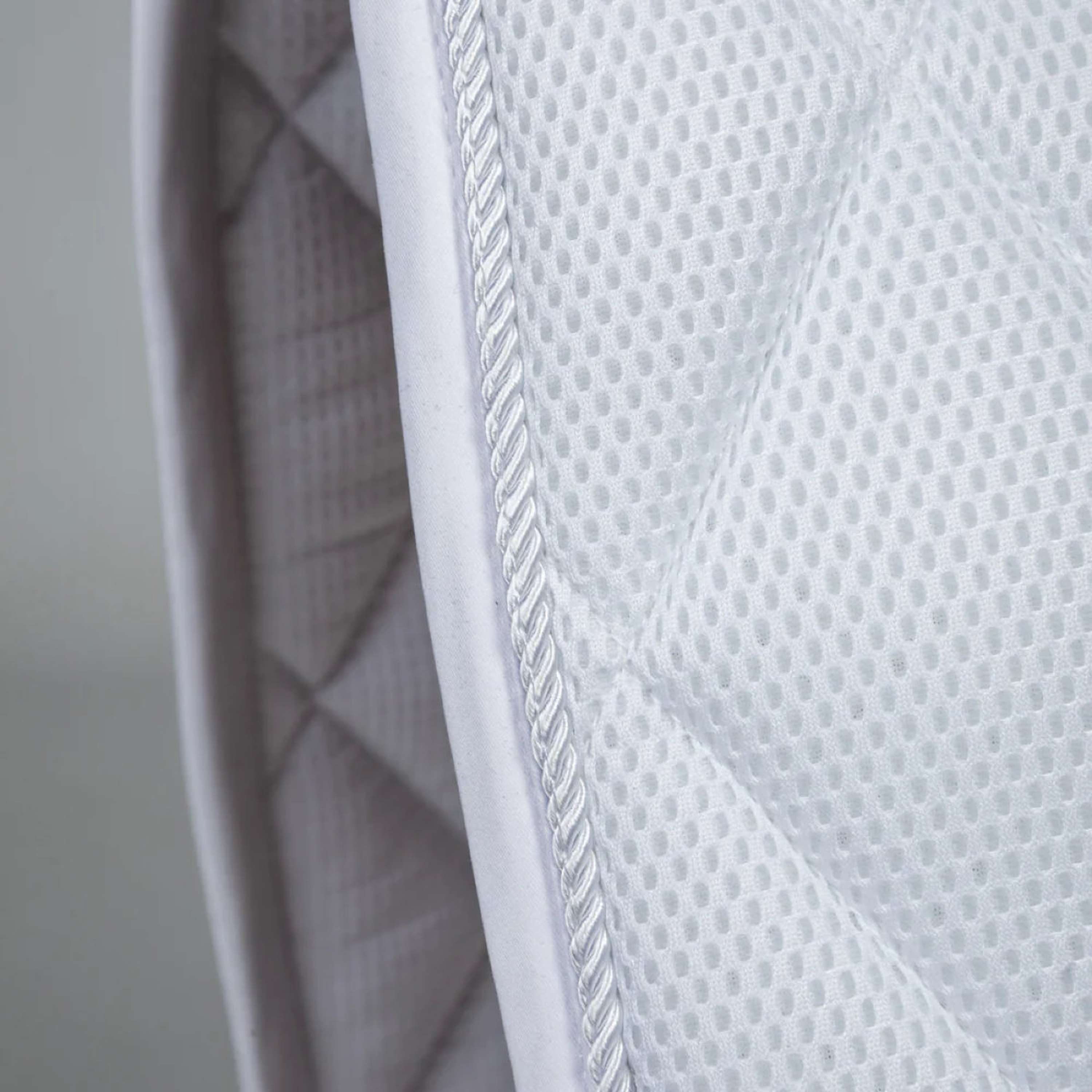 Back on Track Tapis de Selle Airflow Dressage Blanc
