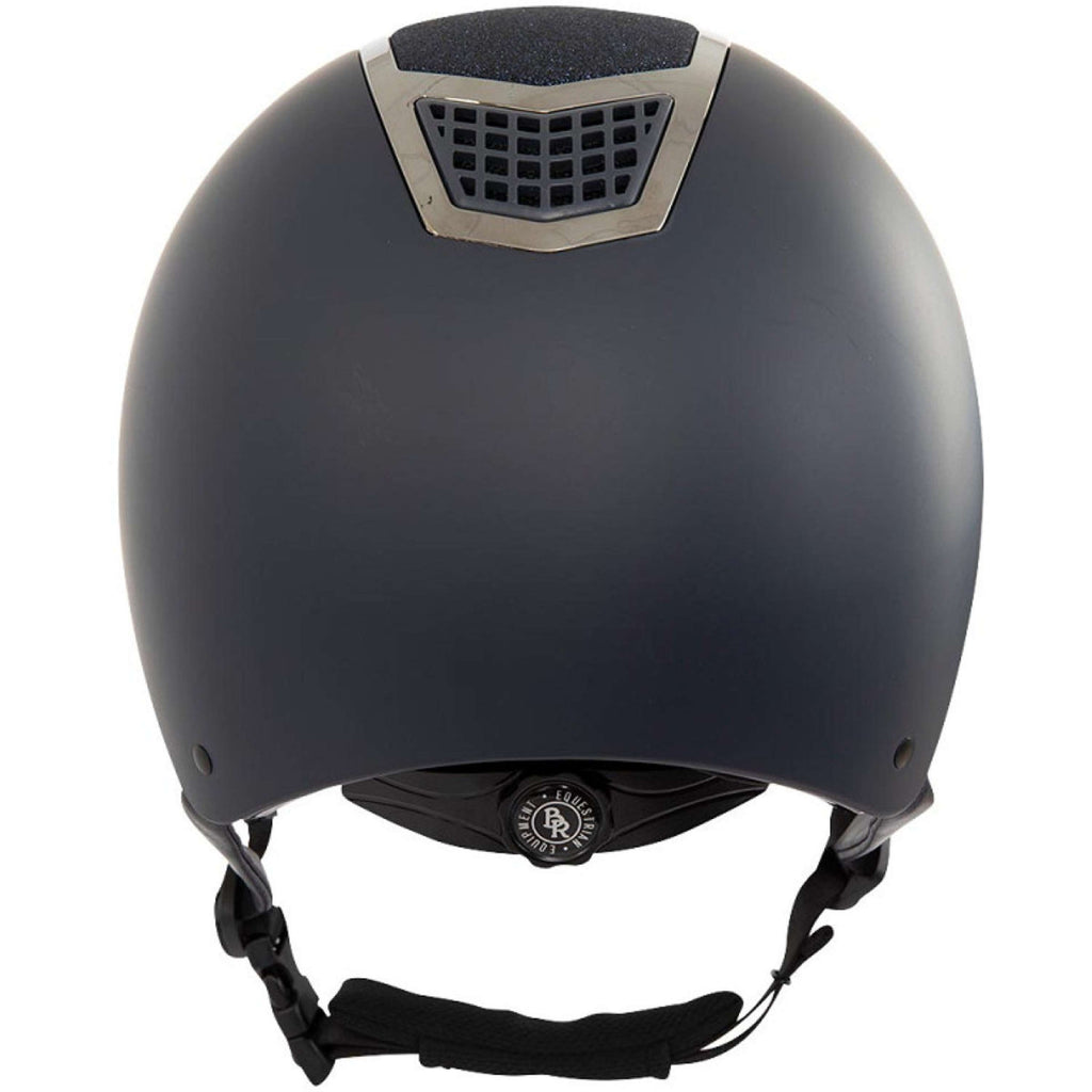 BR Bombe d’Équitation Lambda Glitter Navy/Gunmetal