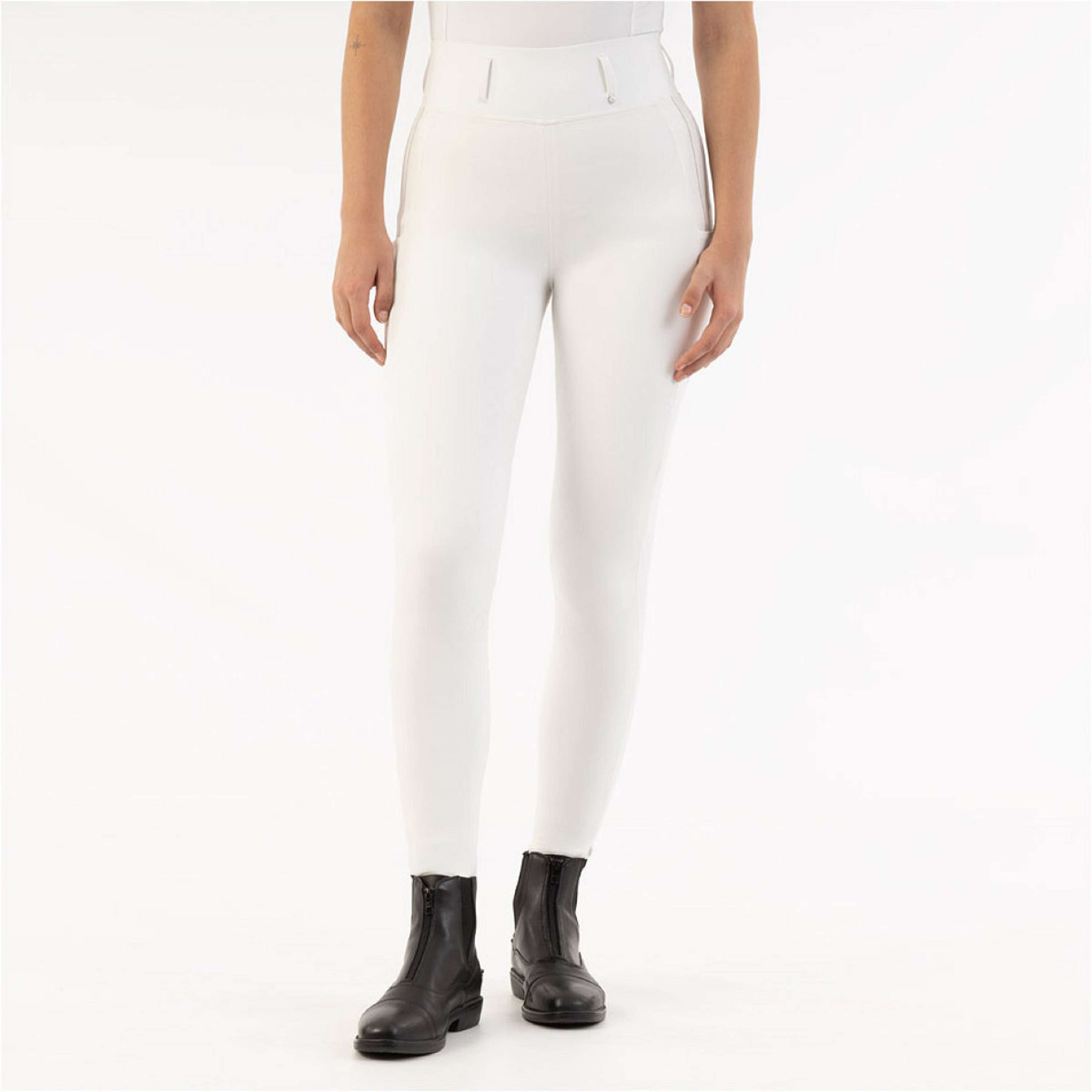 BR Legging d'Équitation Kelly Full Grip Lucent White