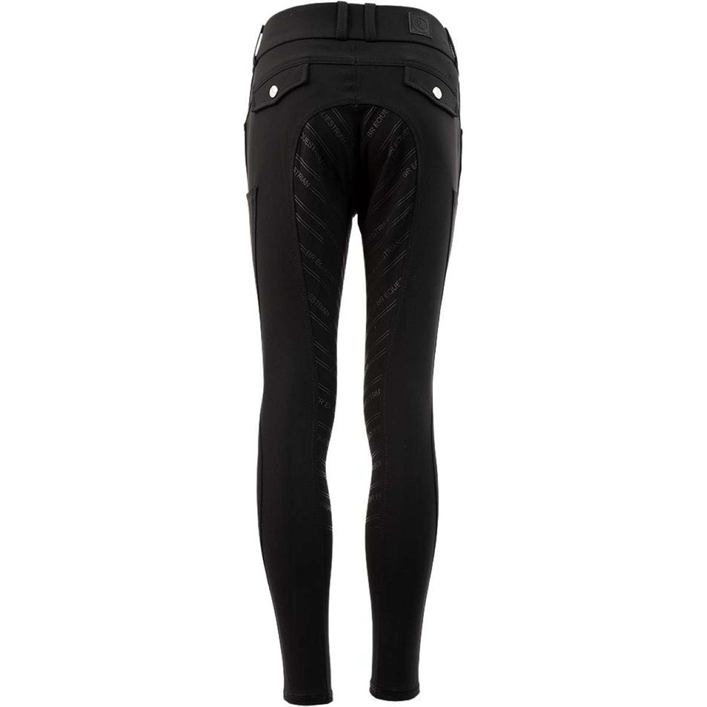 BR Pantalon d'Équitation Mikai Full Grip Meteorite
