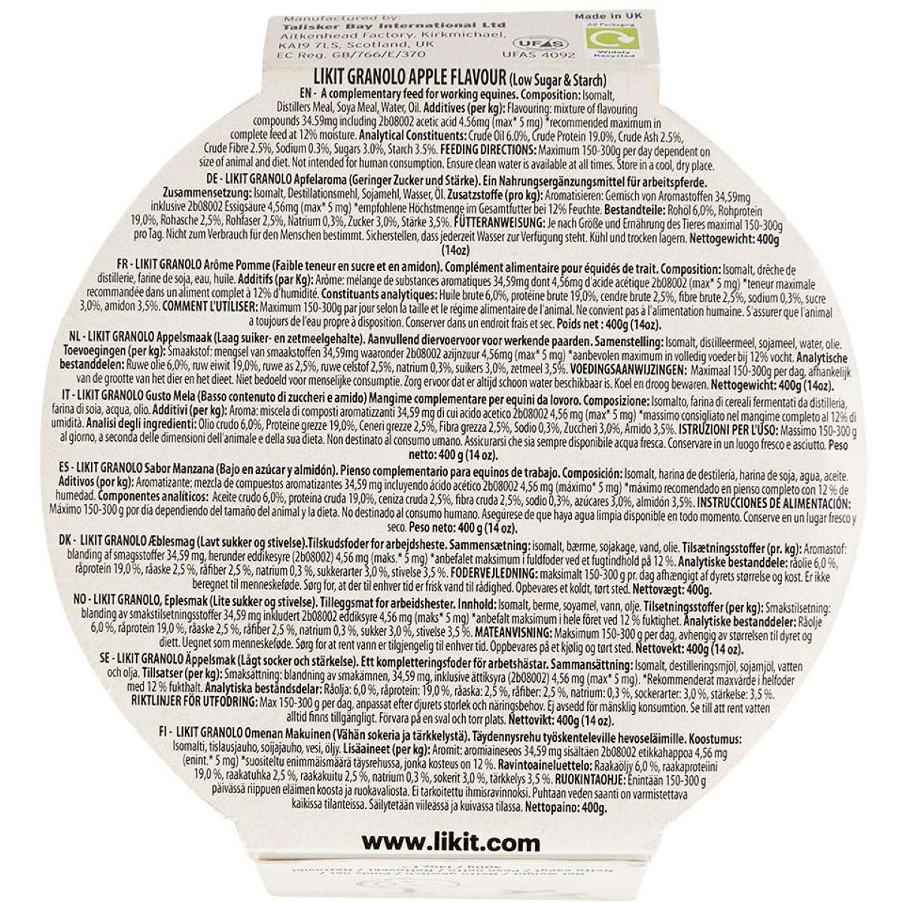 Likit Lickstone Round GranoLo Apple