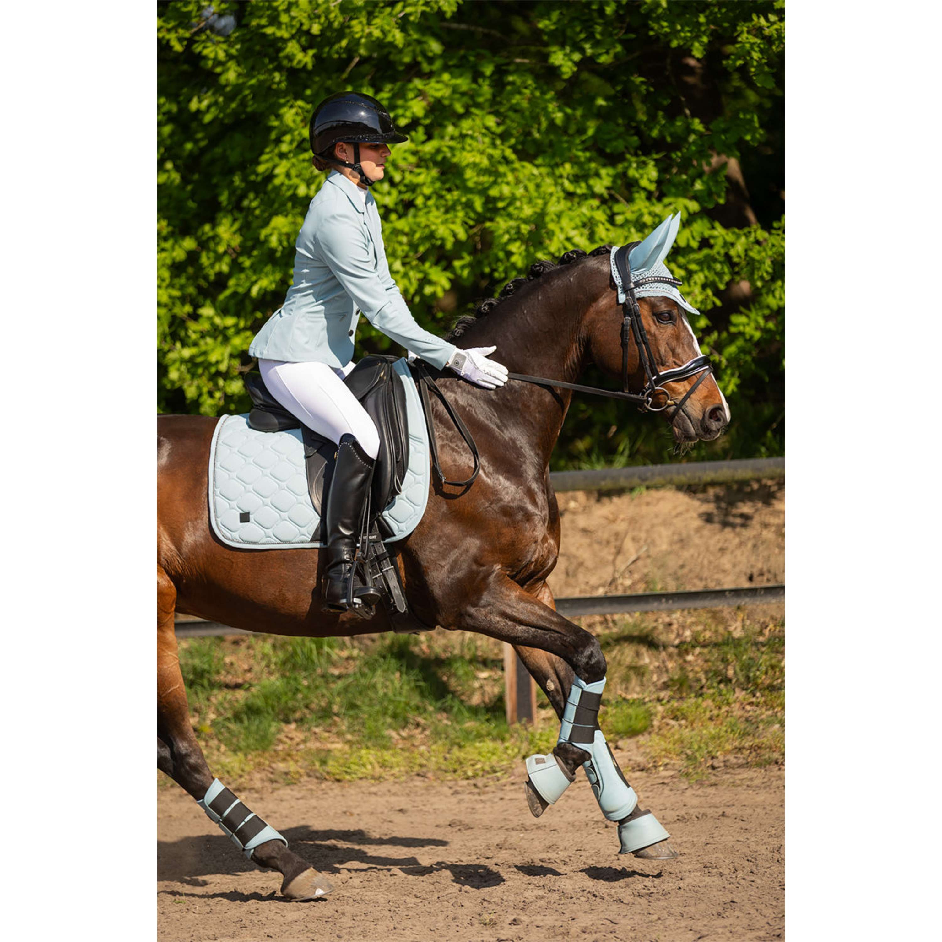 BR Legging d'Équitation Kelly Full Grip Lucent White